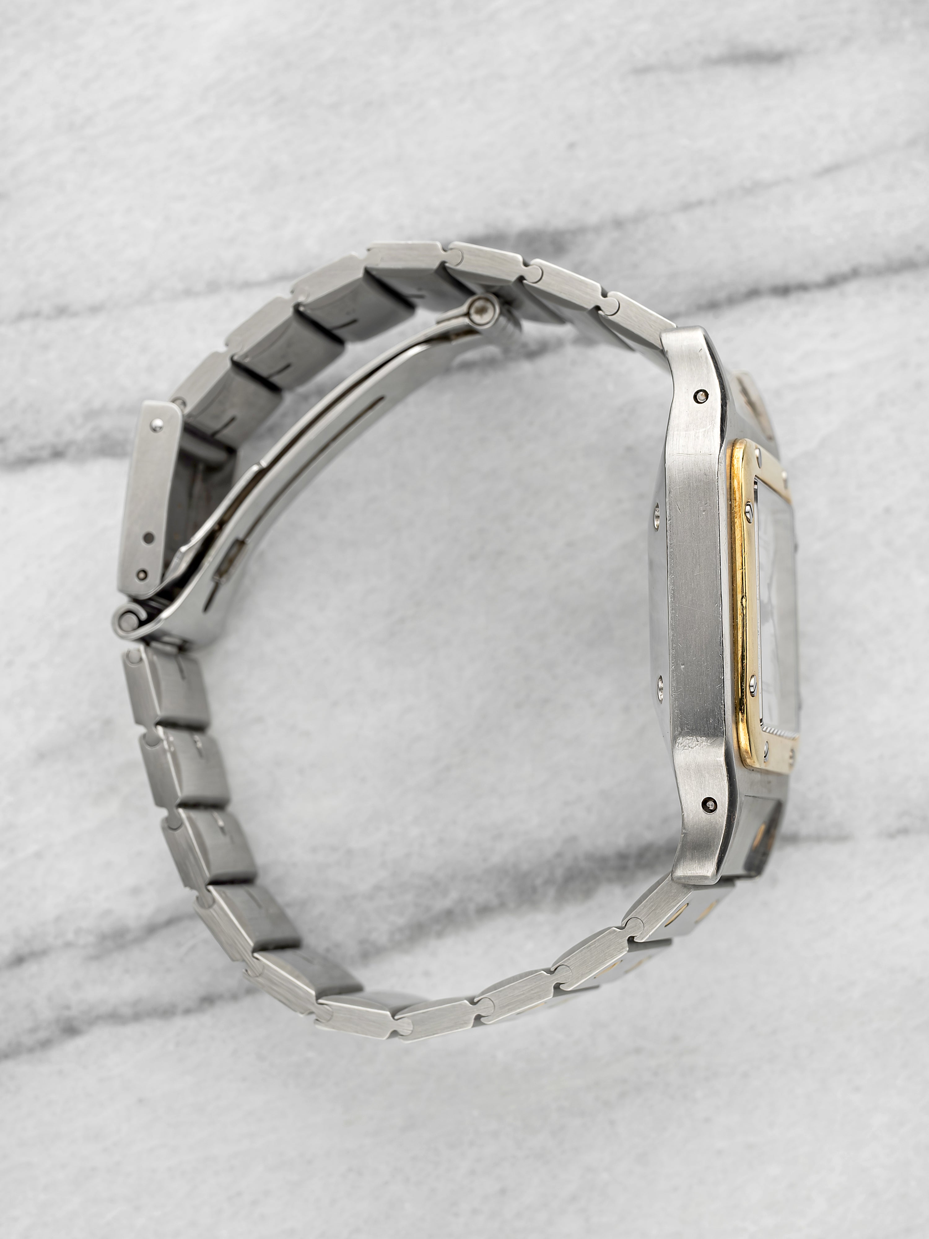 Cartier Santos 2961 - Two-Tone White Roman Dial