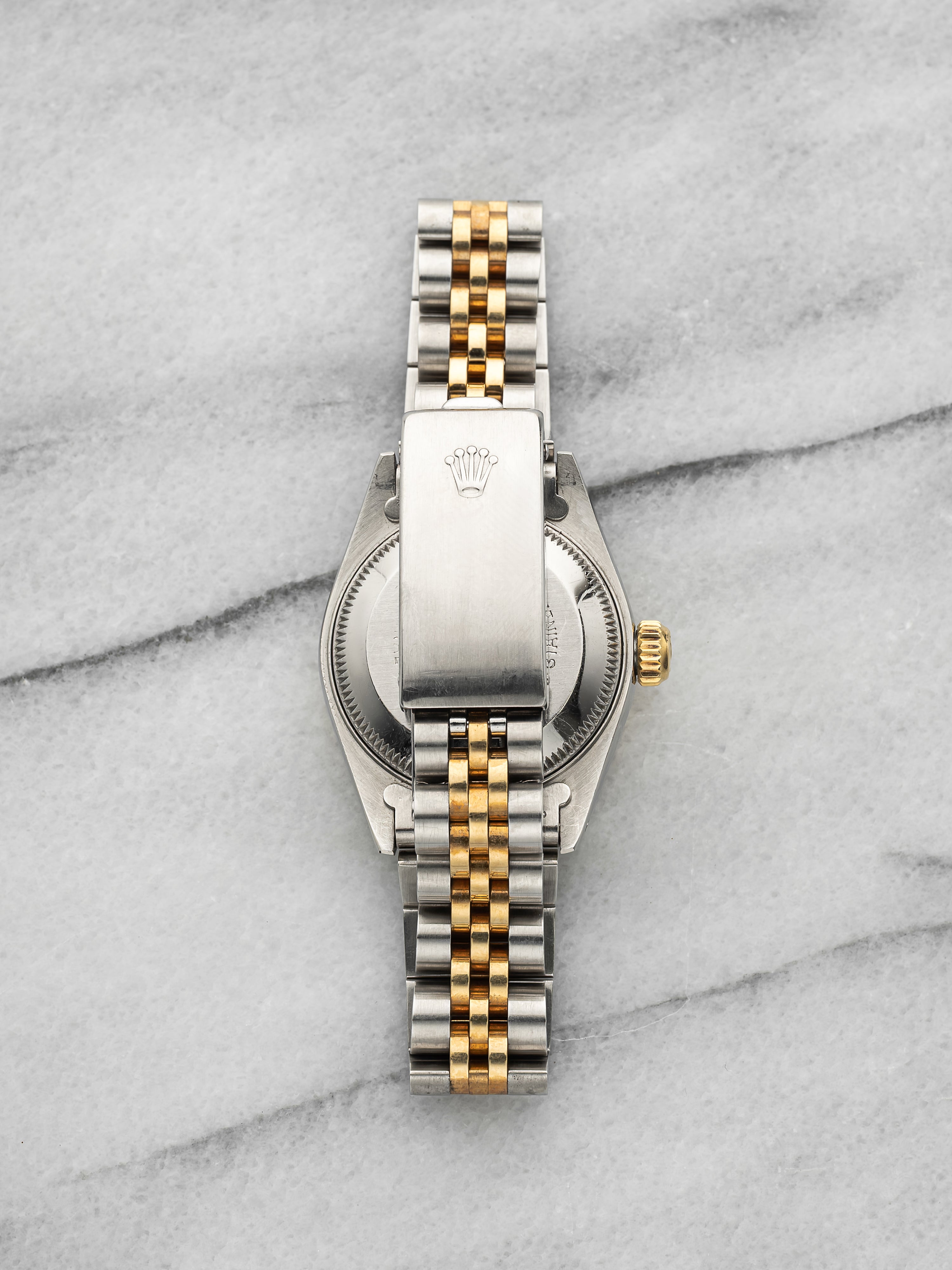 Vintage 1991 Rolex Datejust 69173 Two-Tone Champagne Arabic Dial Auto 26mm