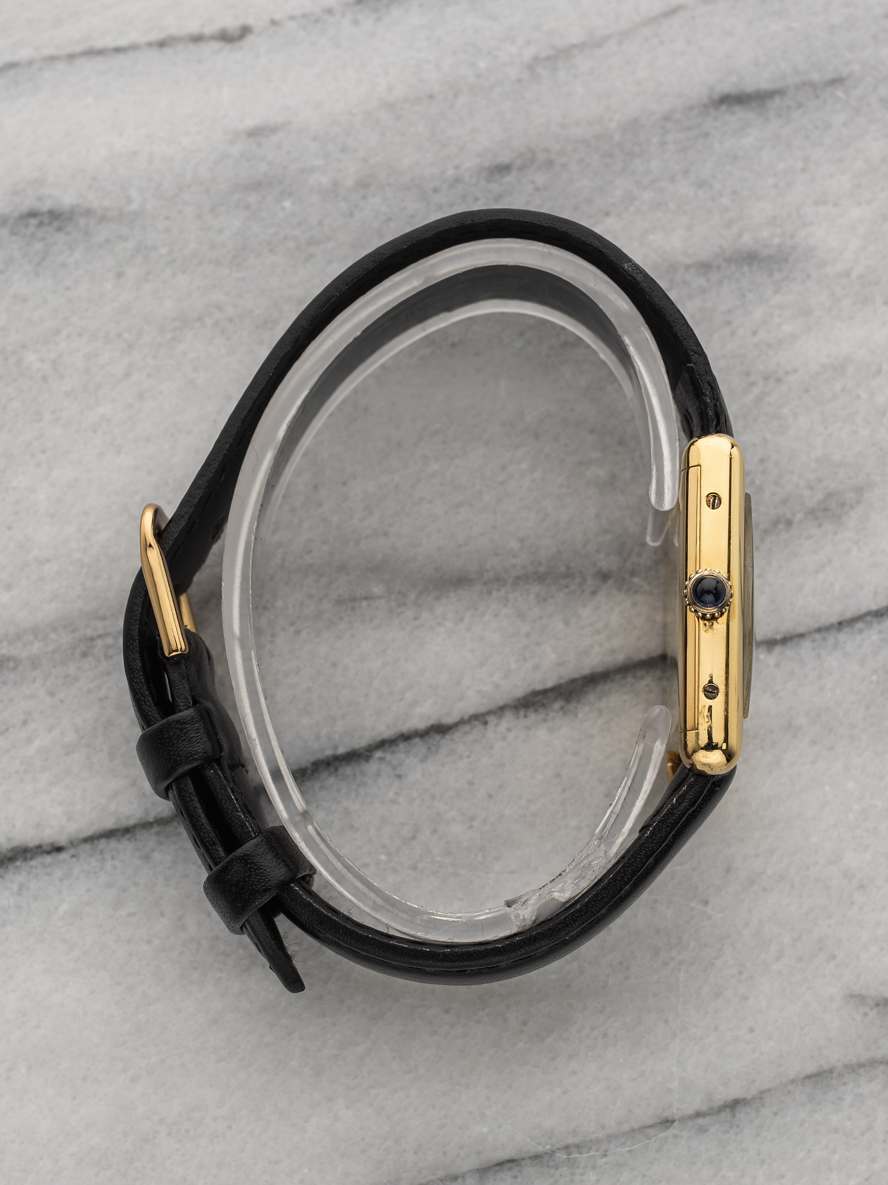 Cartier Tank Vermeil - Black Spider Dial