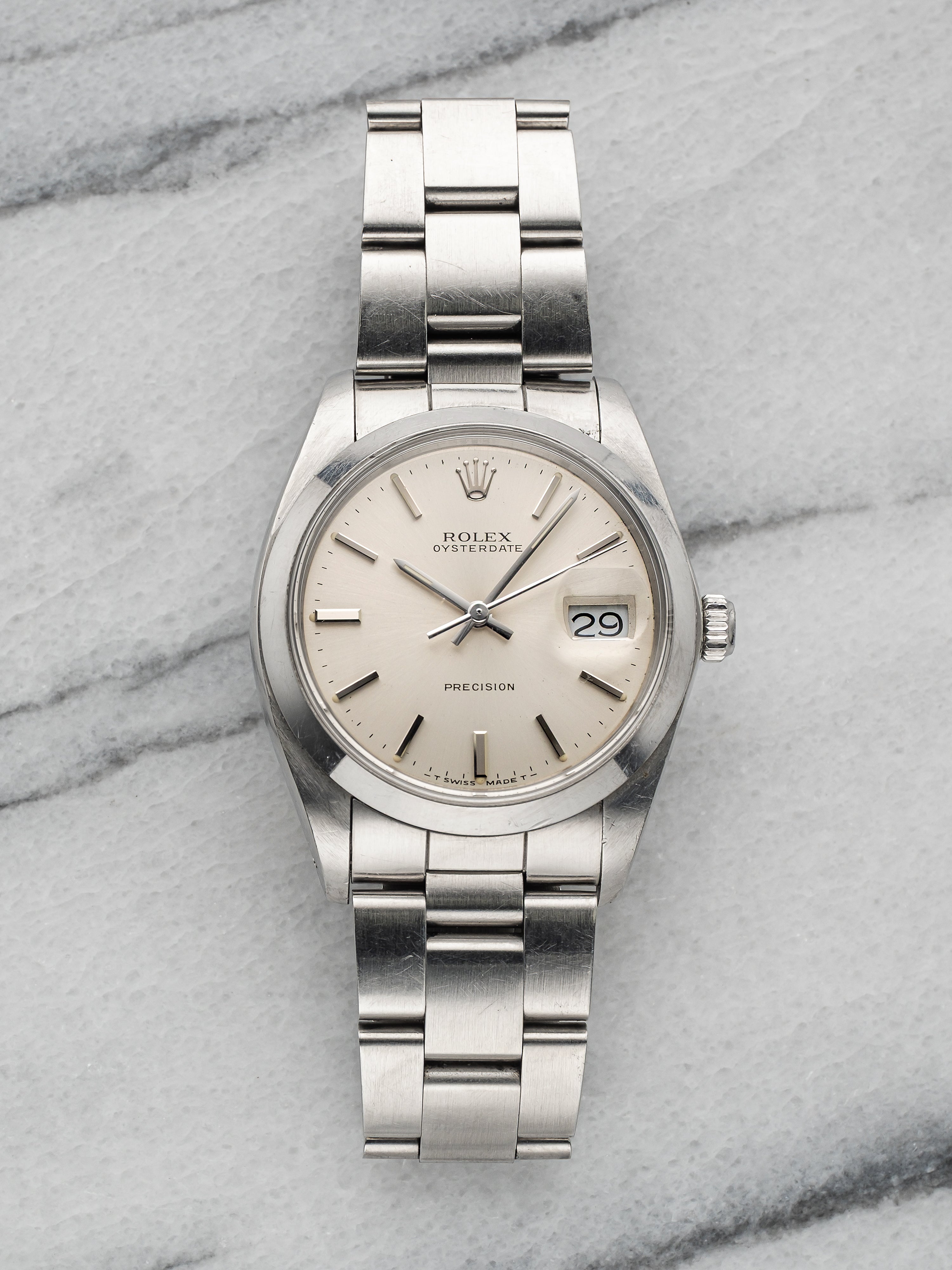 Rolex Precision Oysterdate - Silver Dial