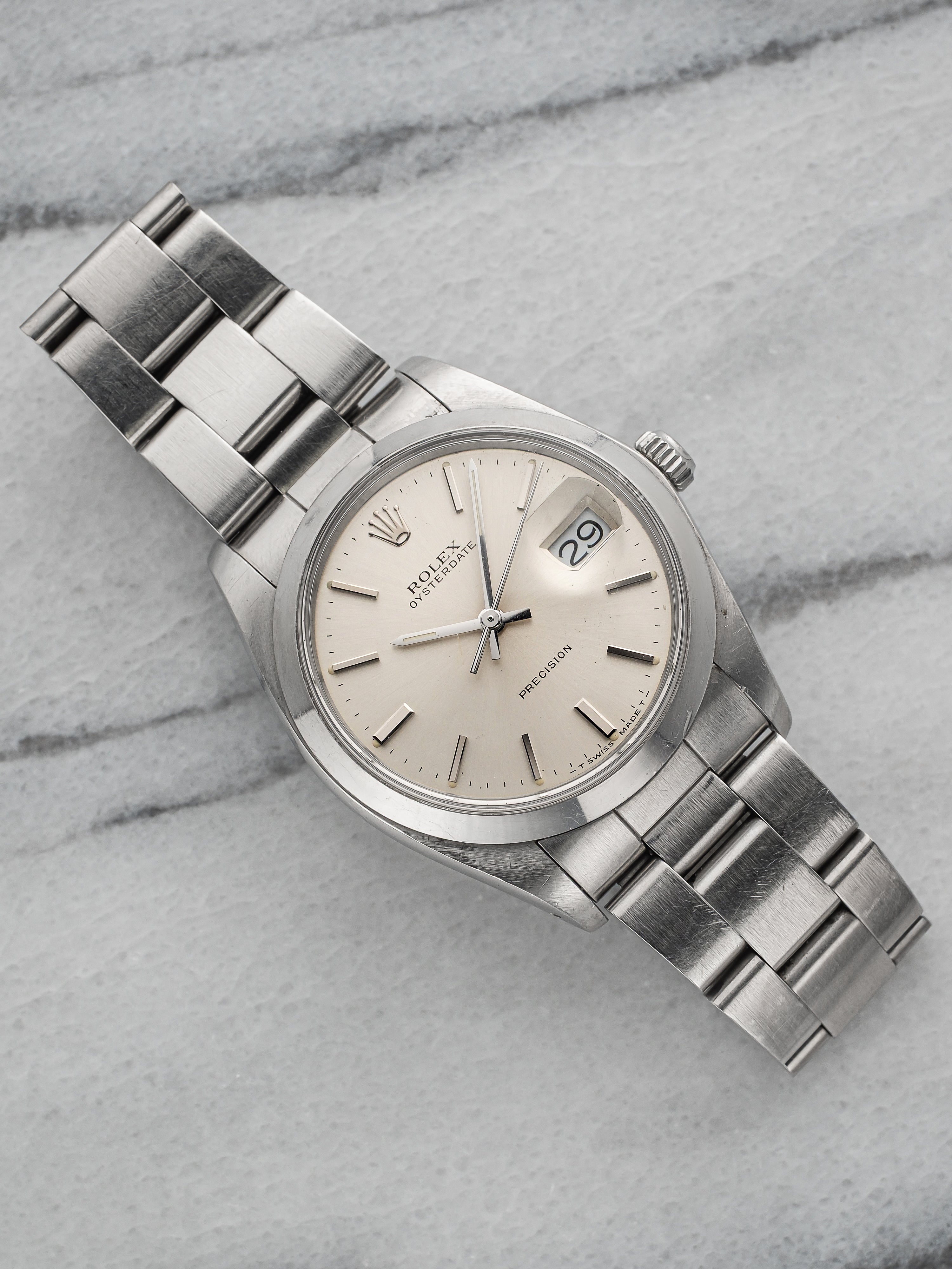 Rolex Precision Oysterdate - Silver Dial