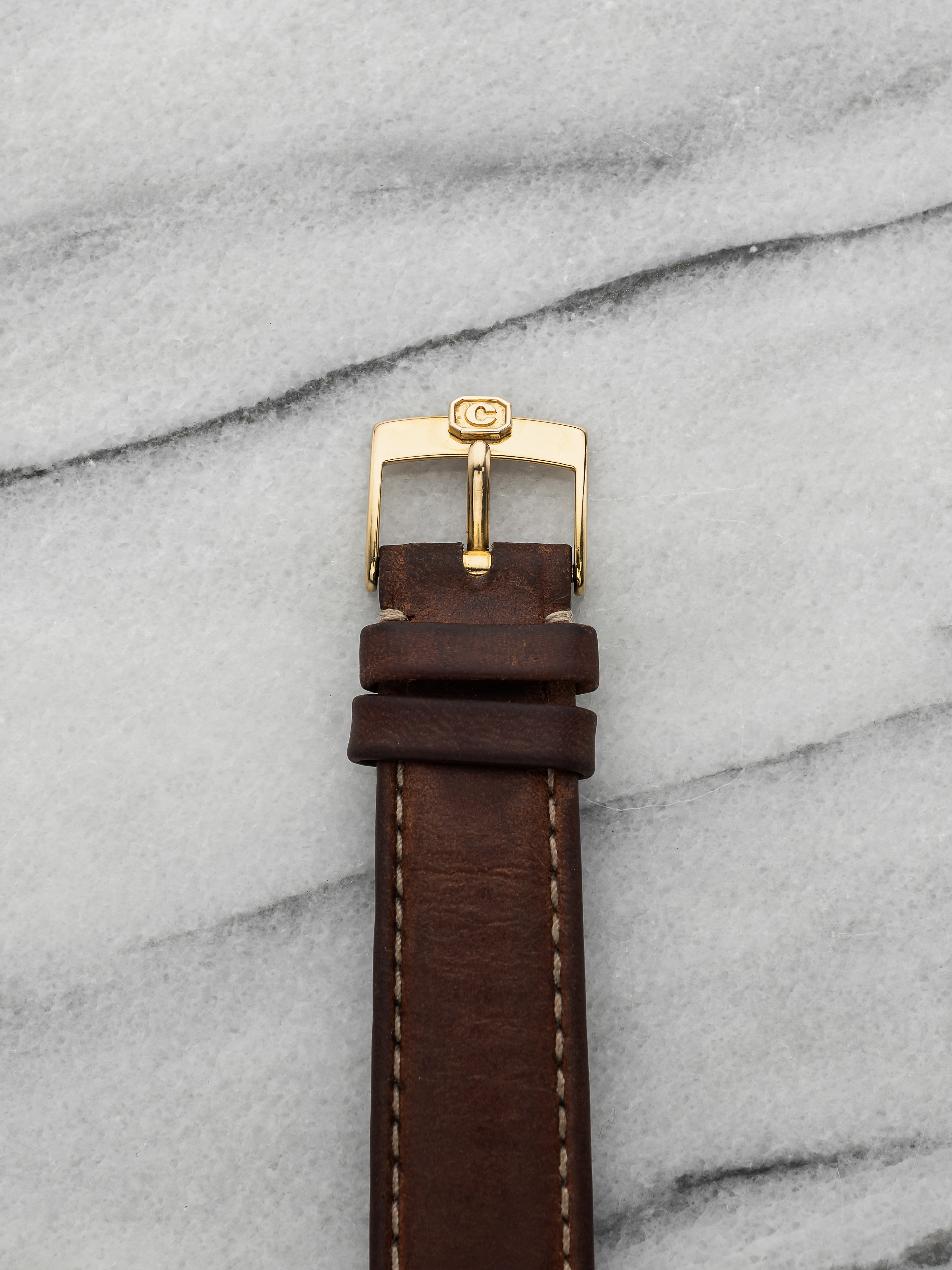 Vintage 1990s Chopard LUC Luna Doro 1127 18K YG Cream Dial Auto 34mm