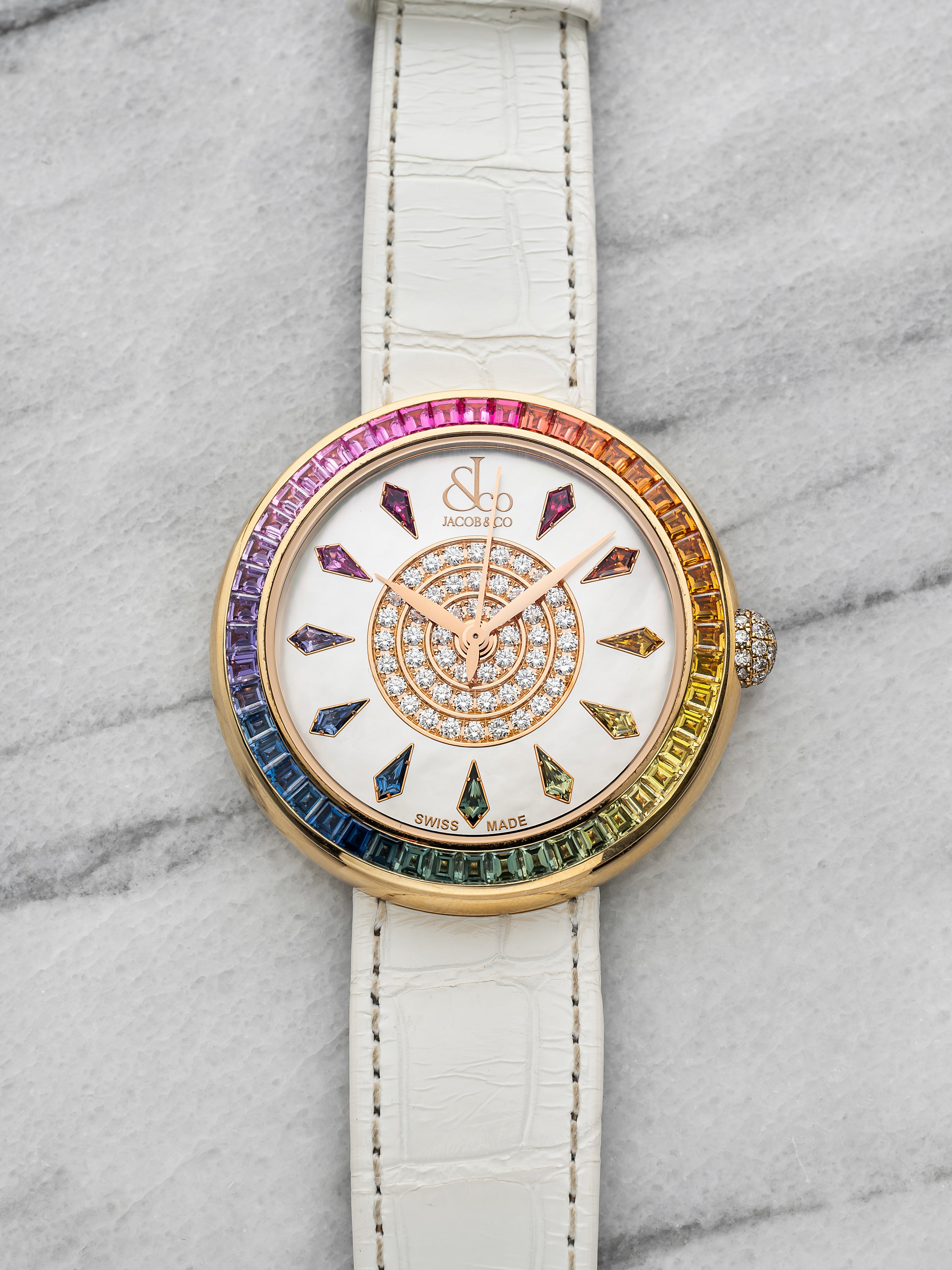 2017 Jacob & Co Brilliant Rainbow - Rose Gold, Rainbow Sapphire