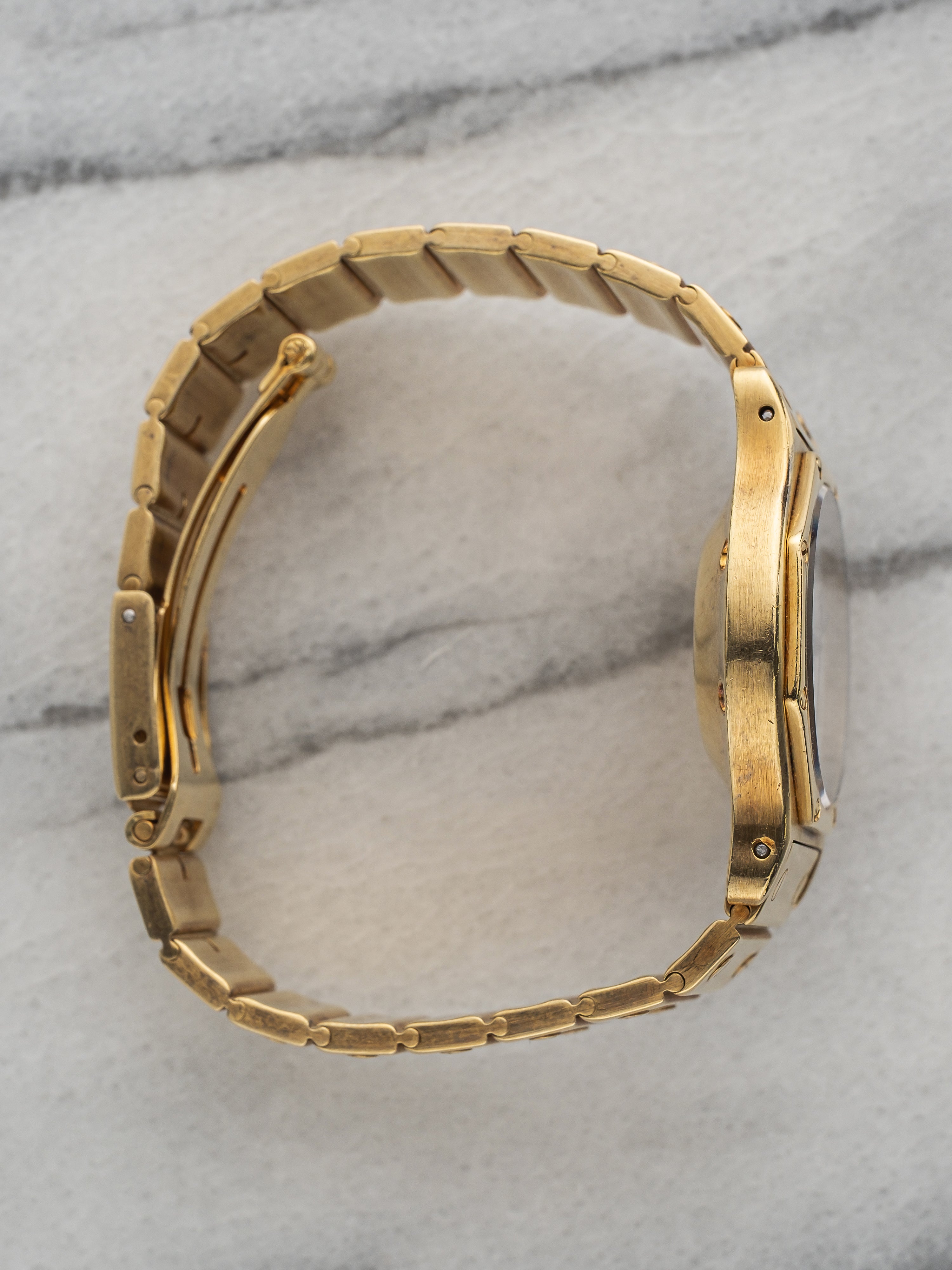 Cartier Santos Octagon - White Roman Dial