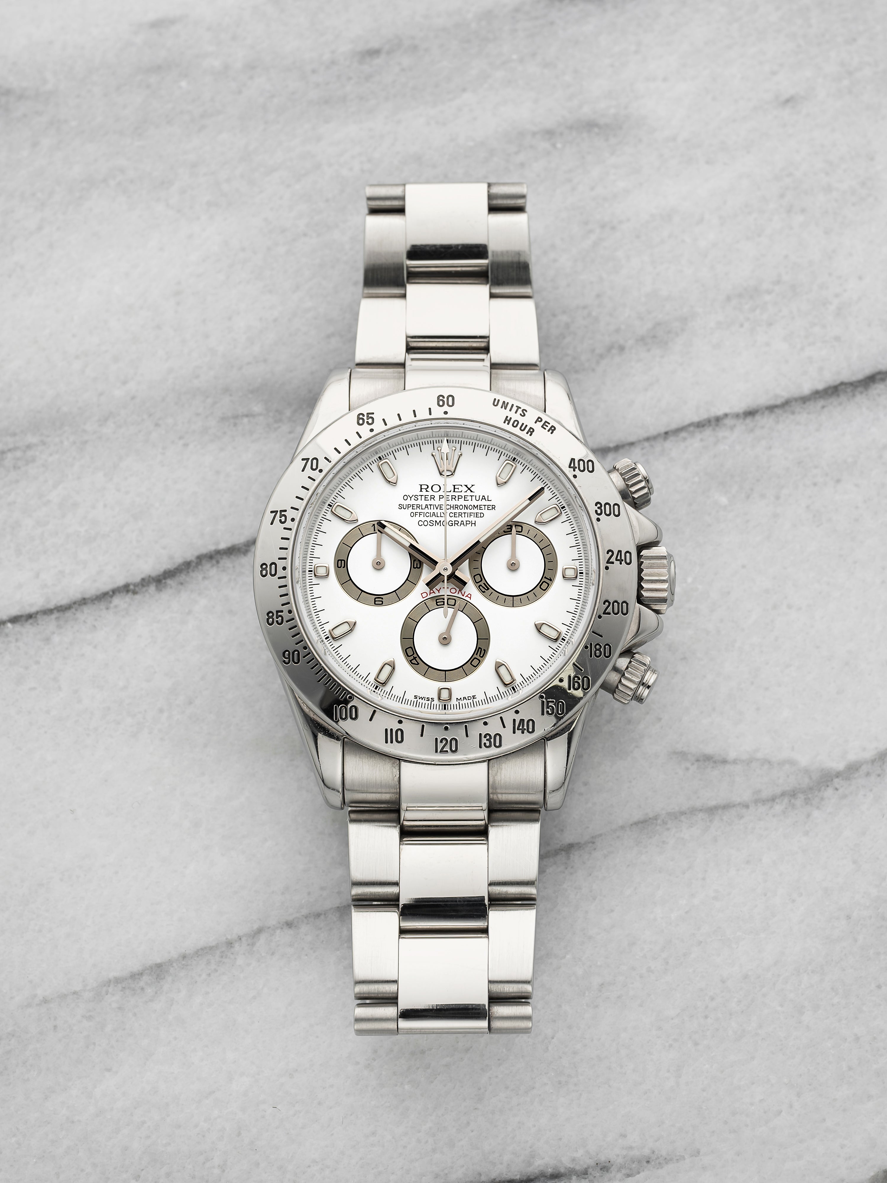 2006 Rolex Daytona 116520 Stainless Steel White Dial Automatic 40mm