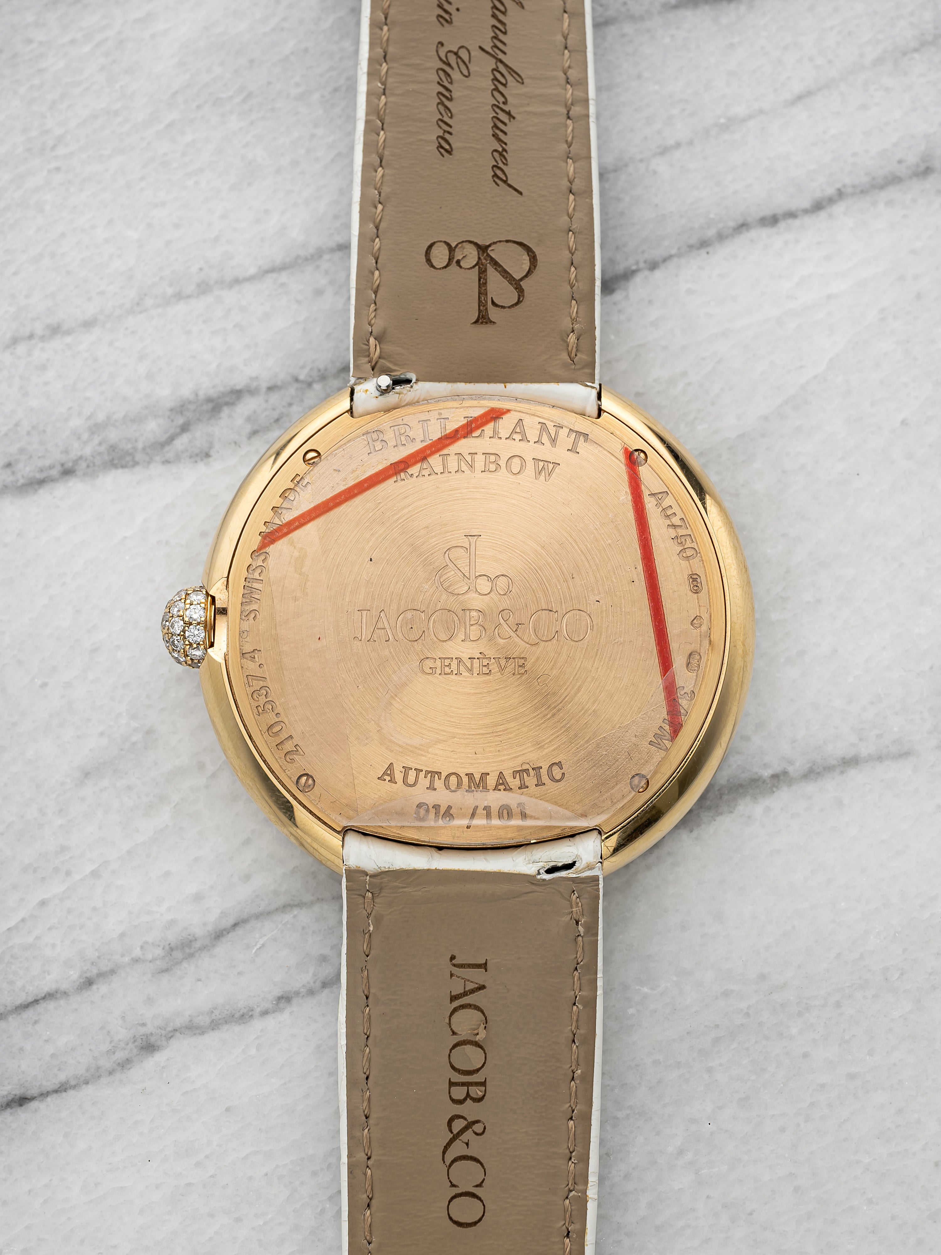 2017 Jacob & Co Brilliant Rainbow - Rose Gold Rainbow Sapphire