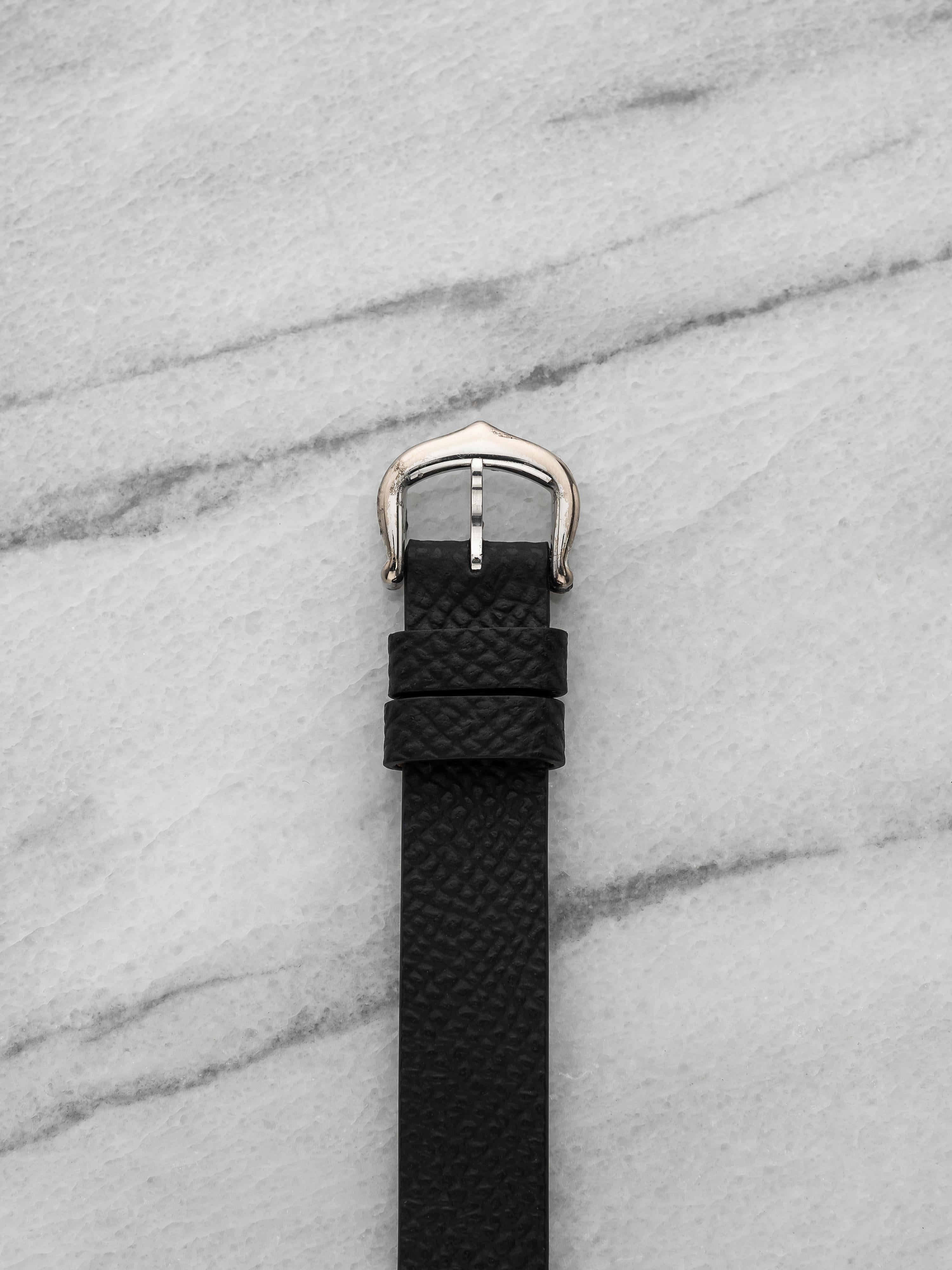 2000s Cartier Baignoire Allongee 2604 18K WG White Roman Dial Quartz 22 x 47 mm