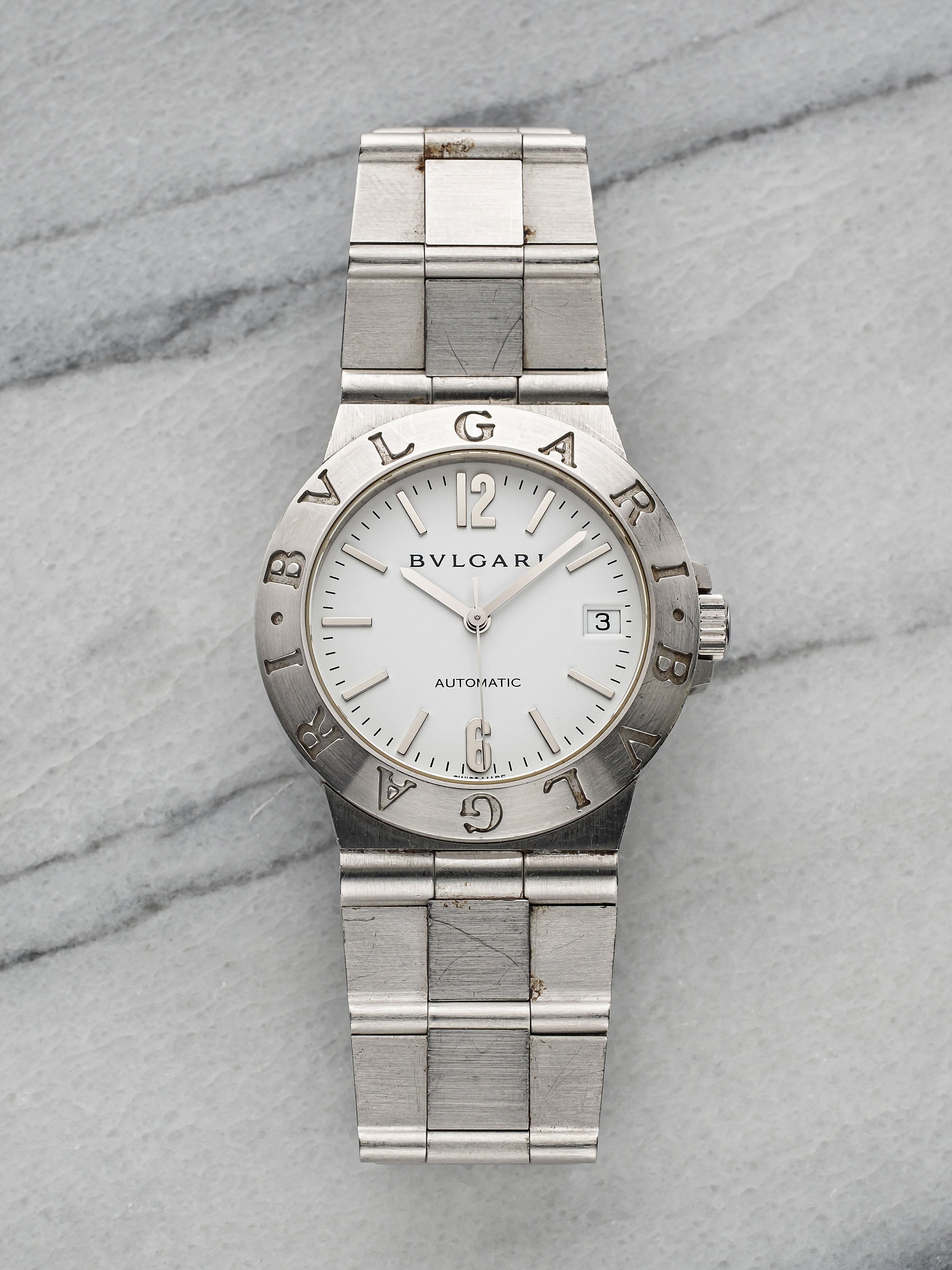 Bulgari Diagno-White Dial