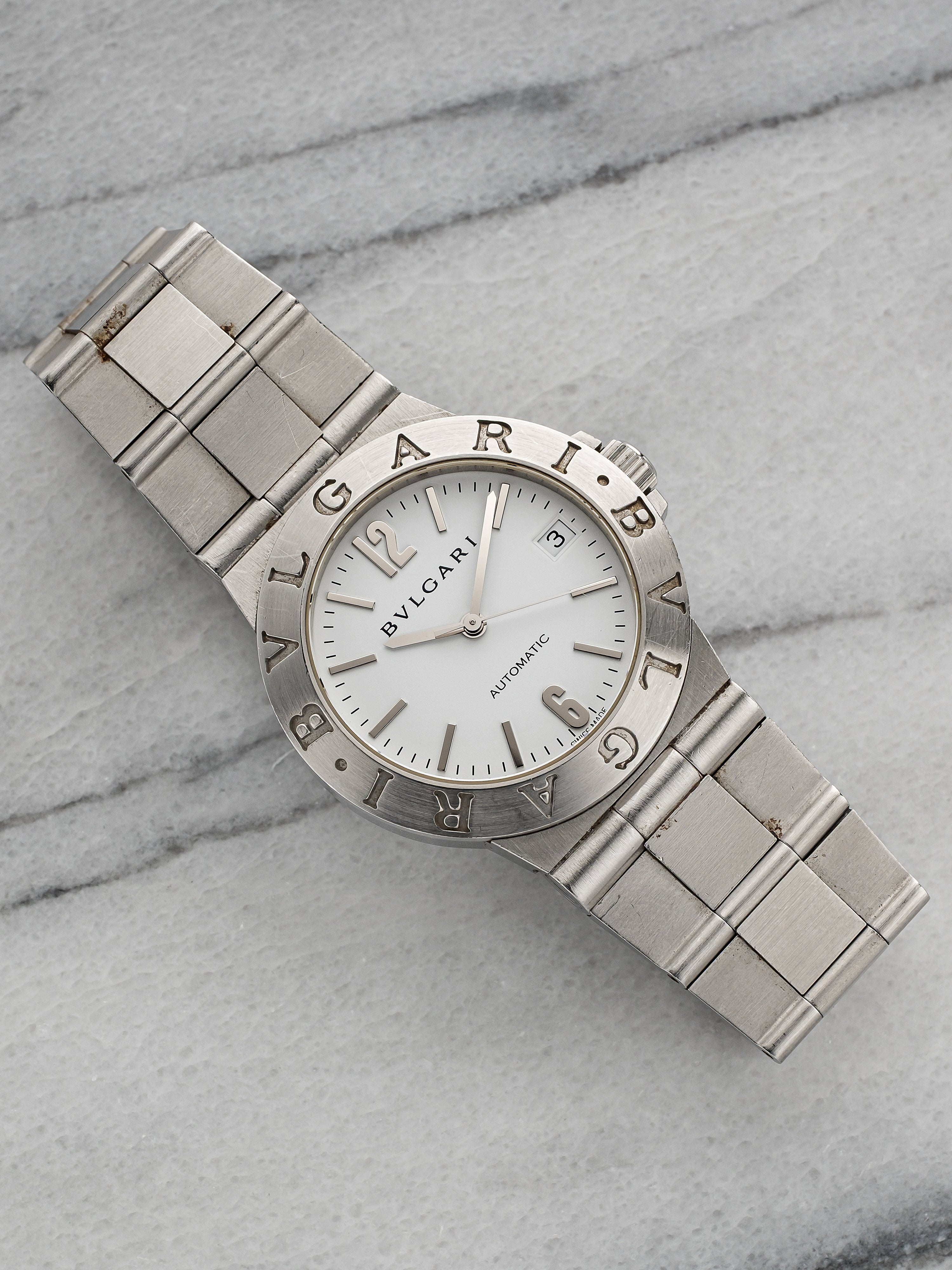 Bulgari Diagno-White Dial