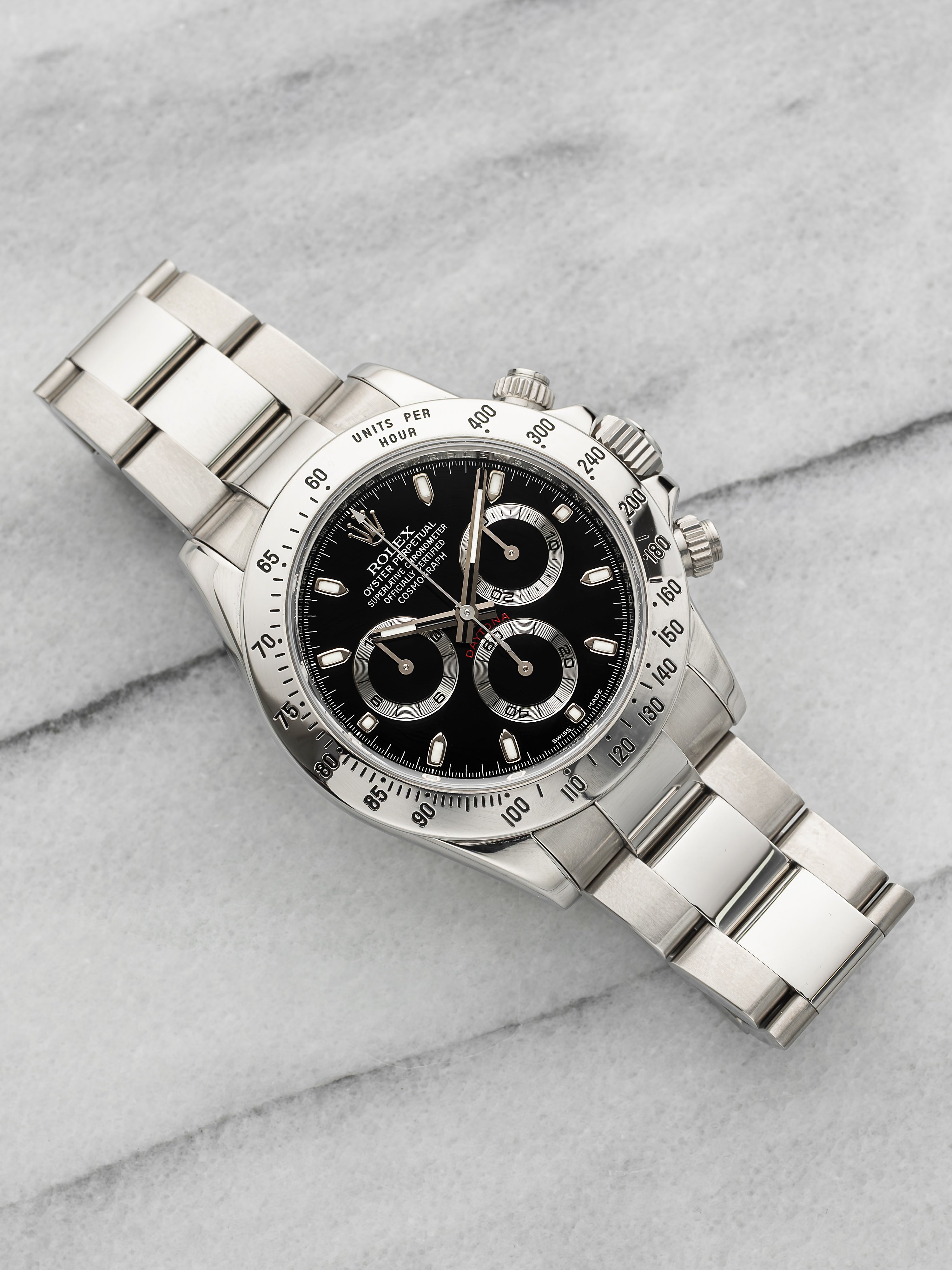 2009 Rolex Daytona 116520 Stainless Steel Black Dial Automatic 40mm