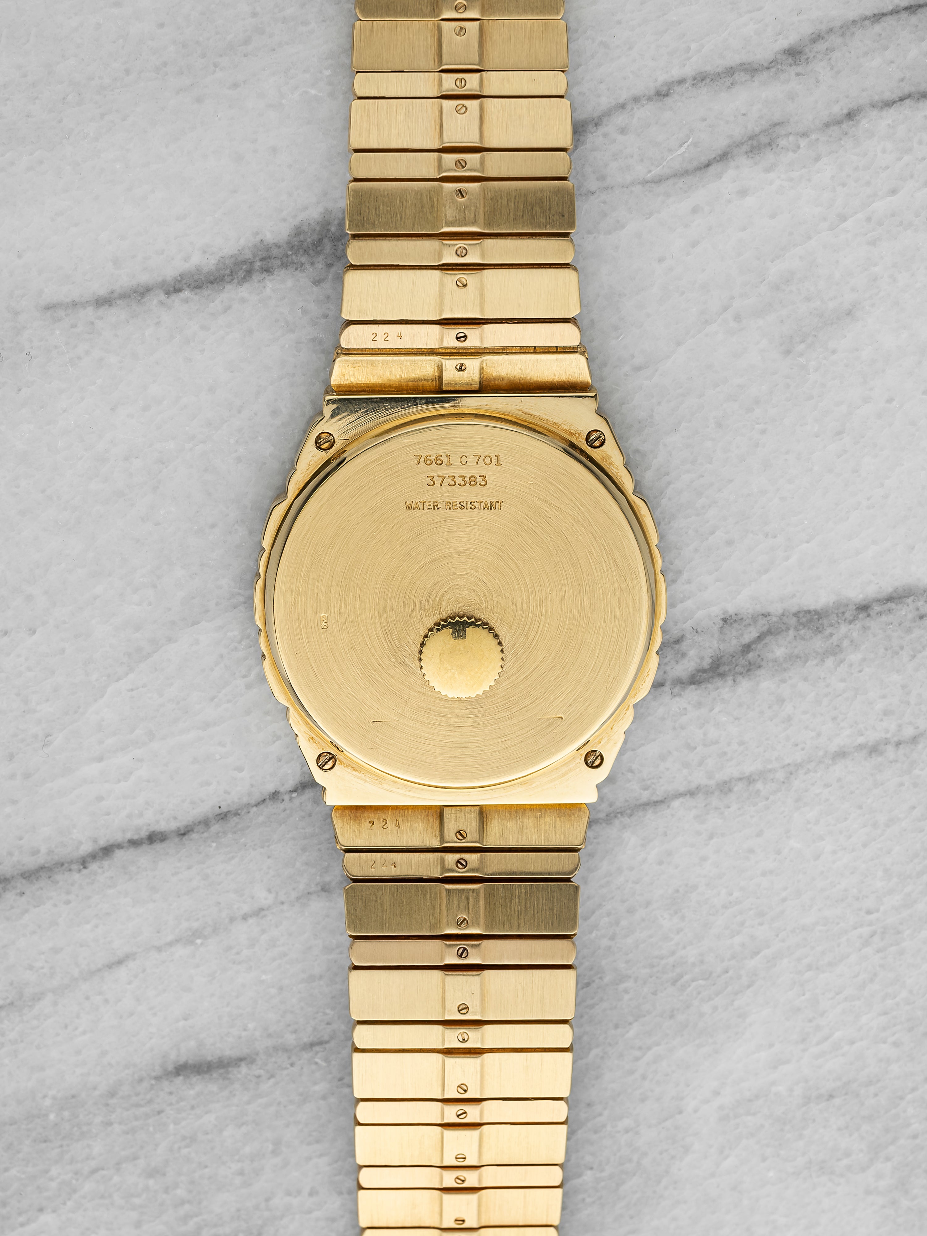 Piaget Polo 7661 C 701 - 18K Yellow Gold & Onyx