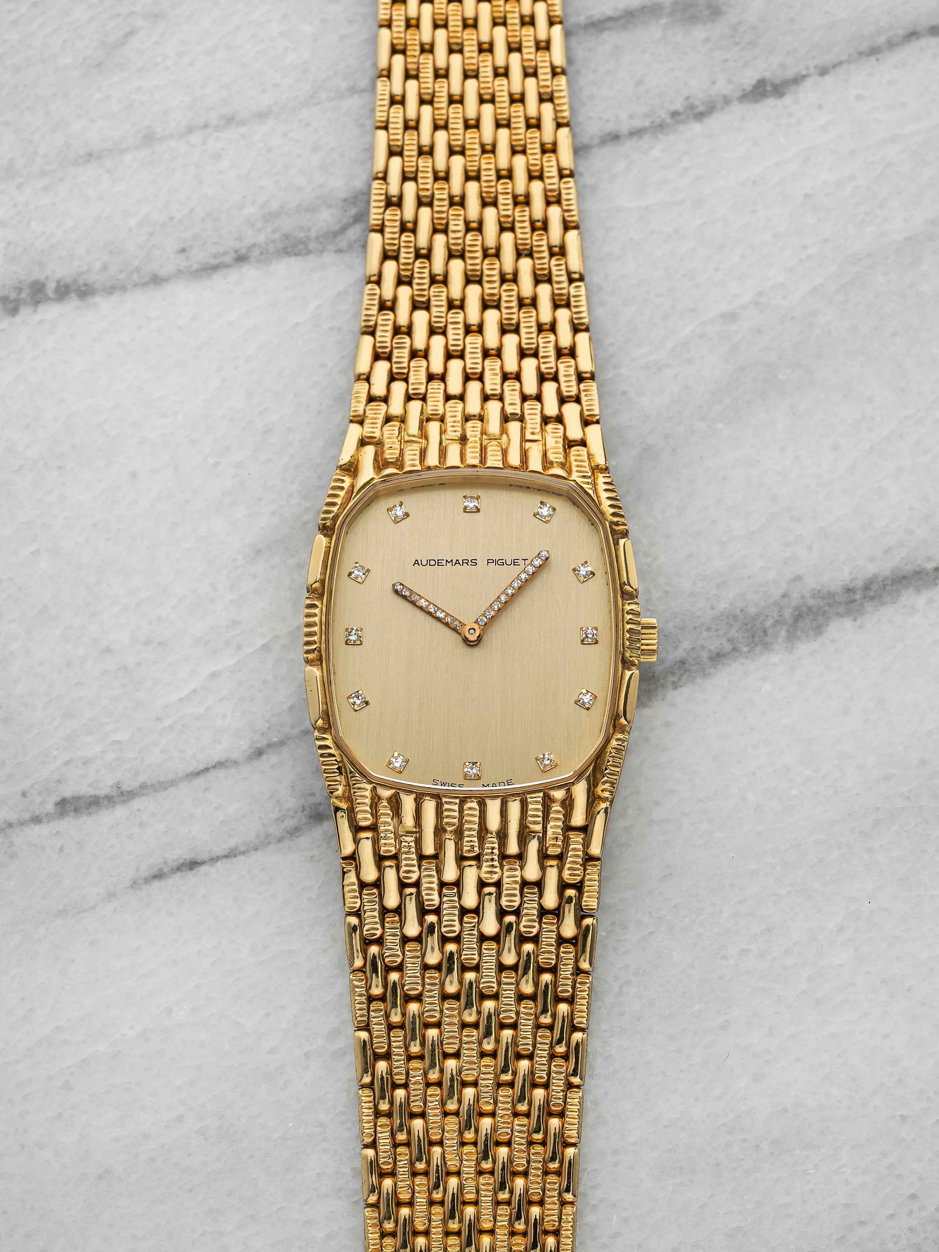 Audemars Piguet Cobra - 18K Yellow Gold, Champagne Diamond Dial