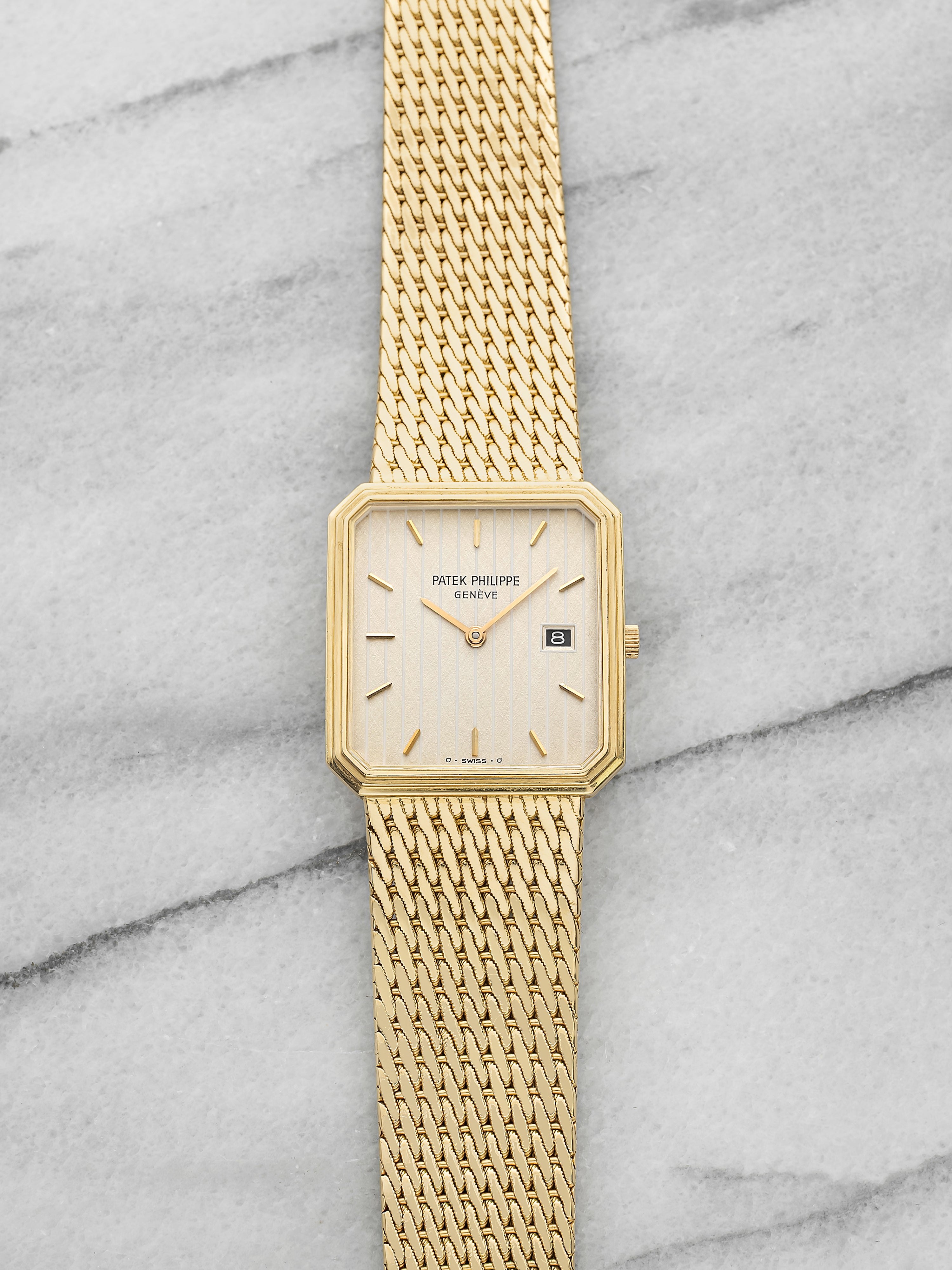 Patek Philippe Classique 3773 - 18K Yellow Gold Linen Dial