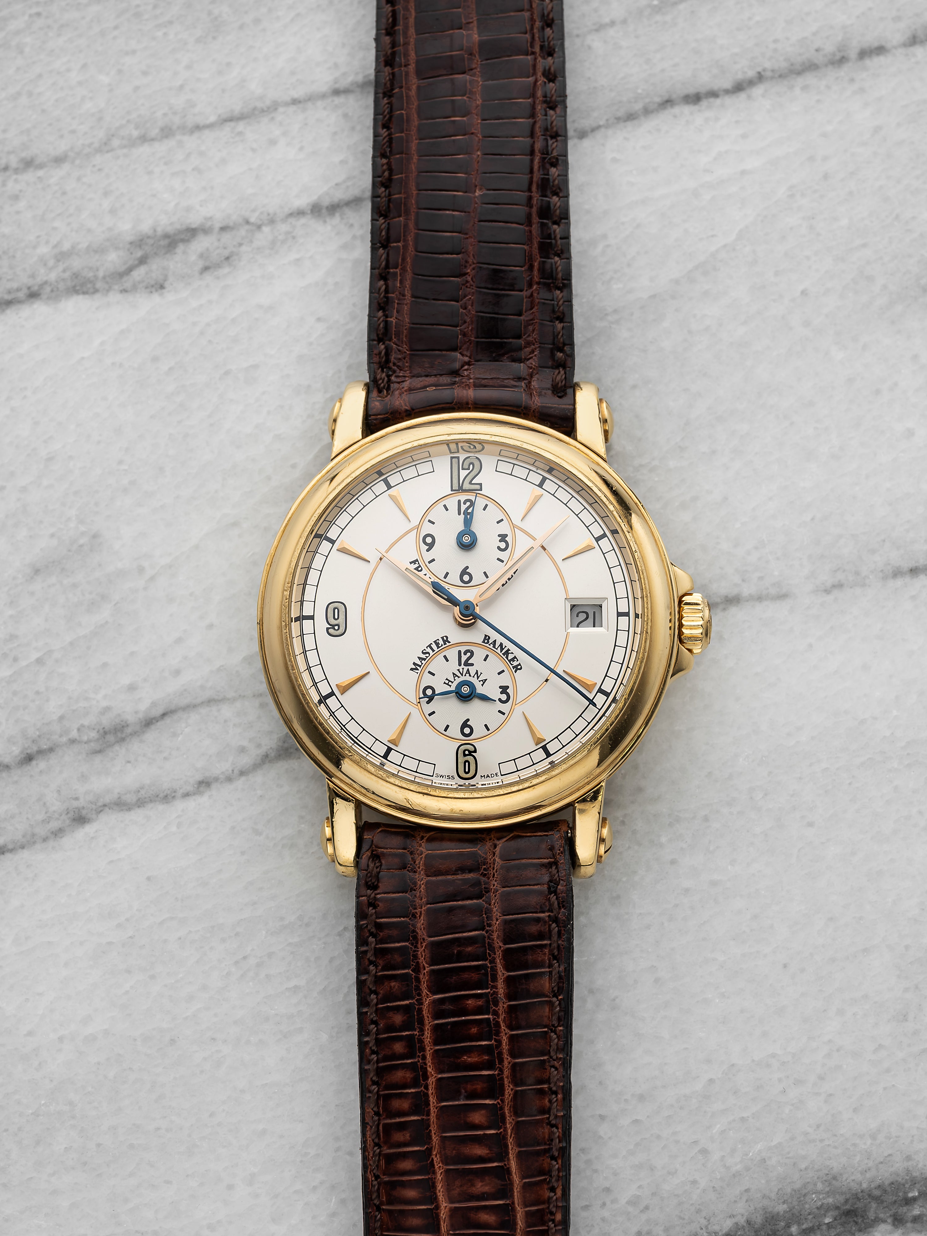 Franck Muller Master Banker 3802 MB HV - 18K Yellow Gold, Triple Time Zone