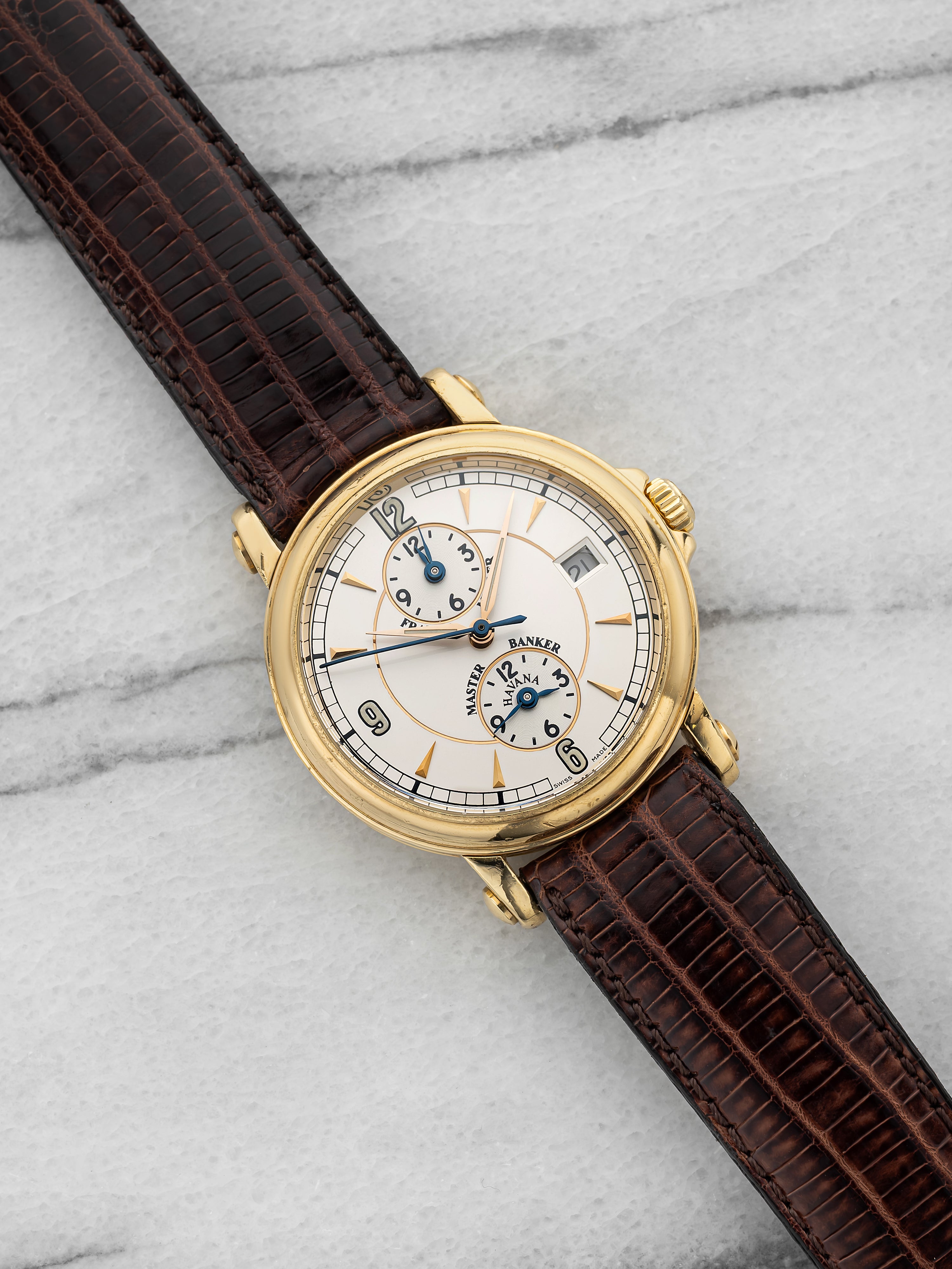 Franck Muller Master Banker 3802 MB HV - 18K Yellow Gold, Triple Time Zone