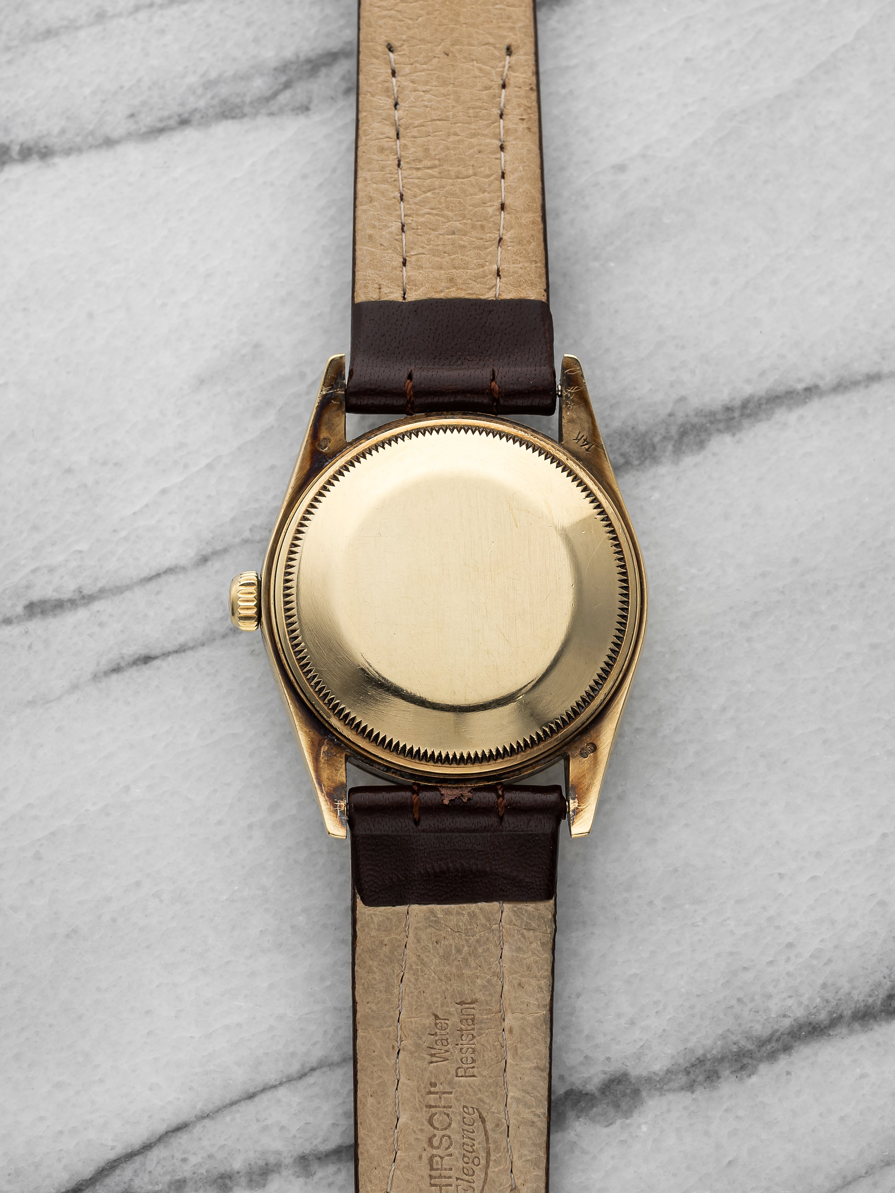 1986 Rolex Oyster Perpetual Date 15037 - 14K Yellow Gold, Champagne Dial