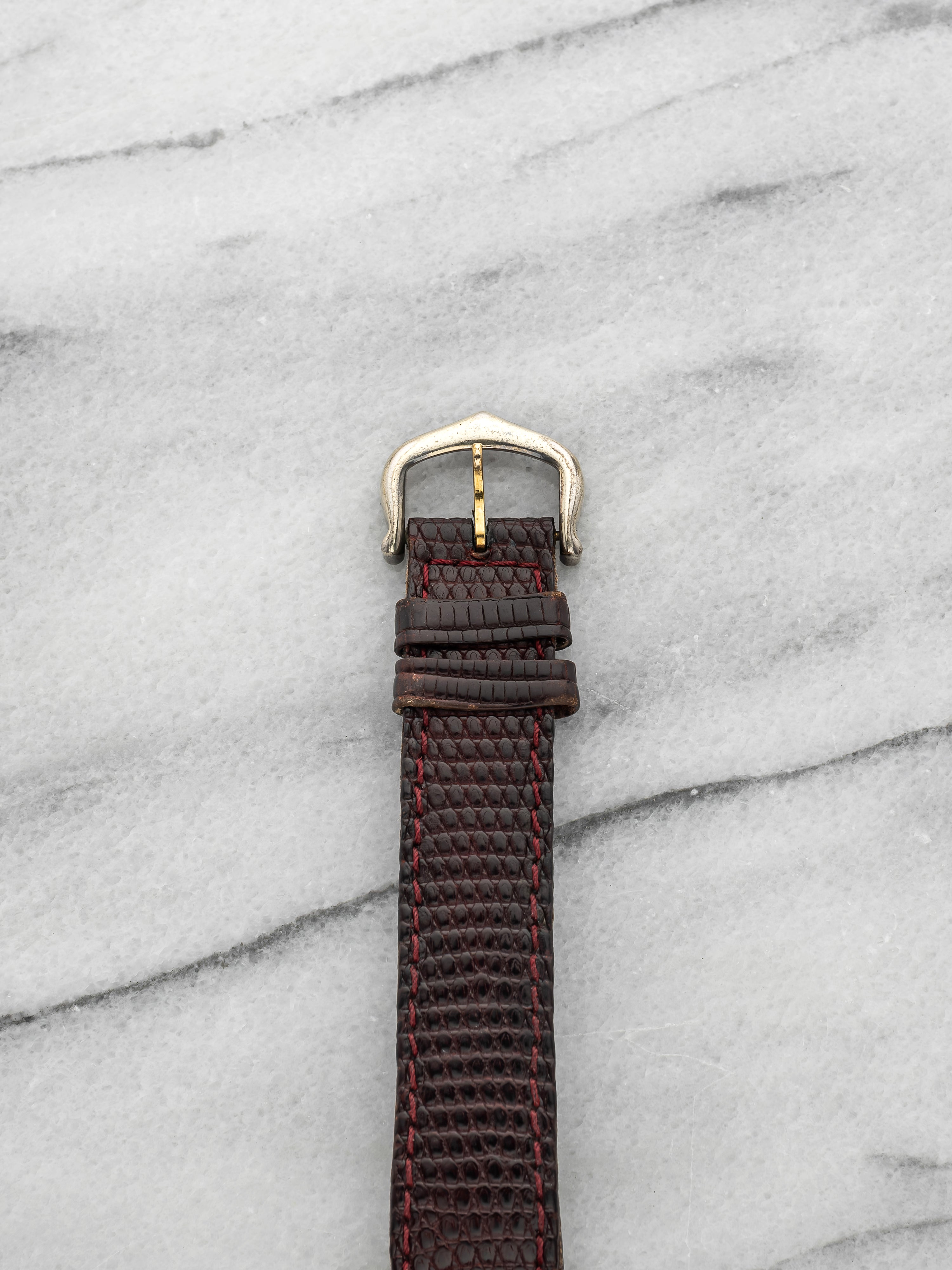 Vintage 1980s Cartier Tank Must Vermeil Burgundy Spider Dial Manual 21mm