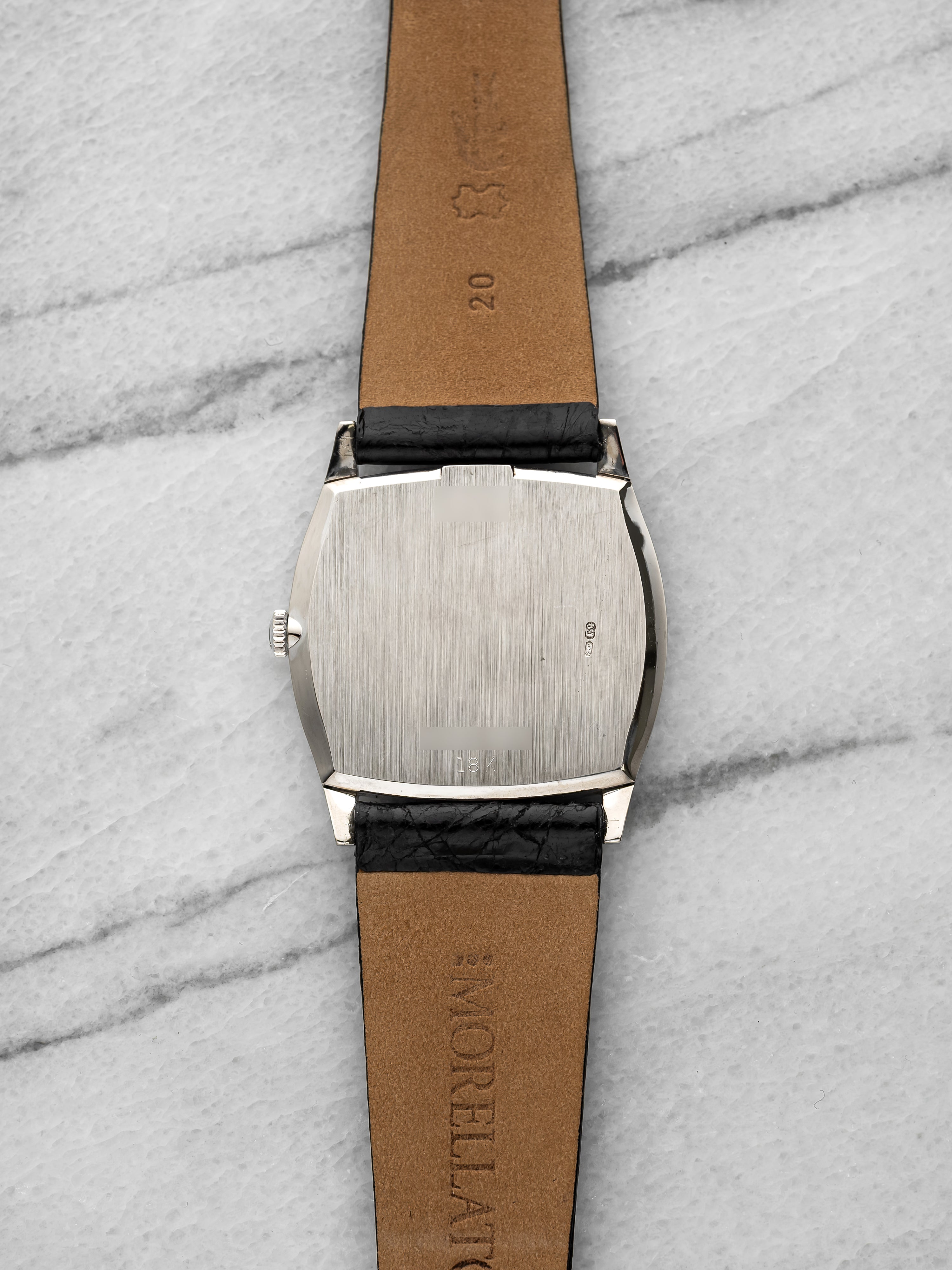 1981 Rolex Cellini 3805 - 18K White Gold, Blue Vignette Dial