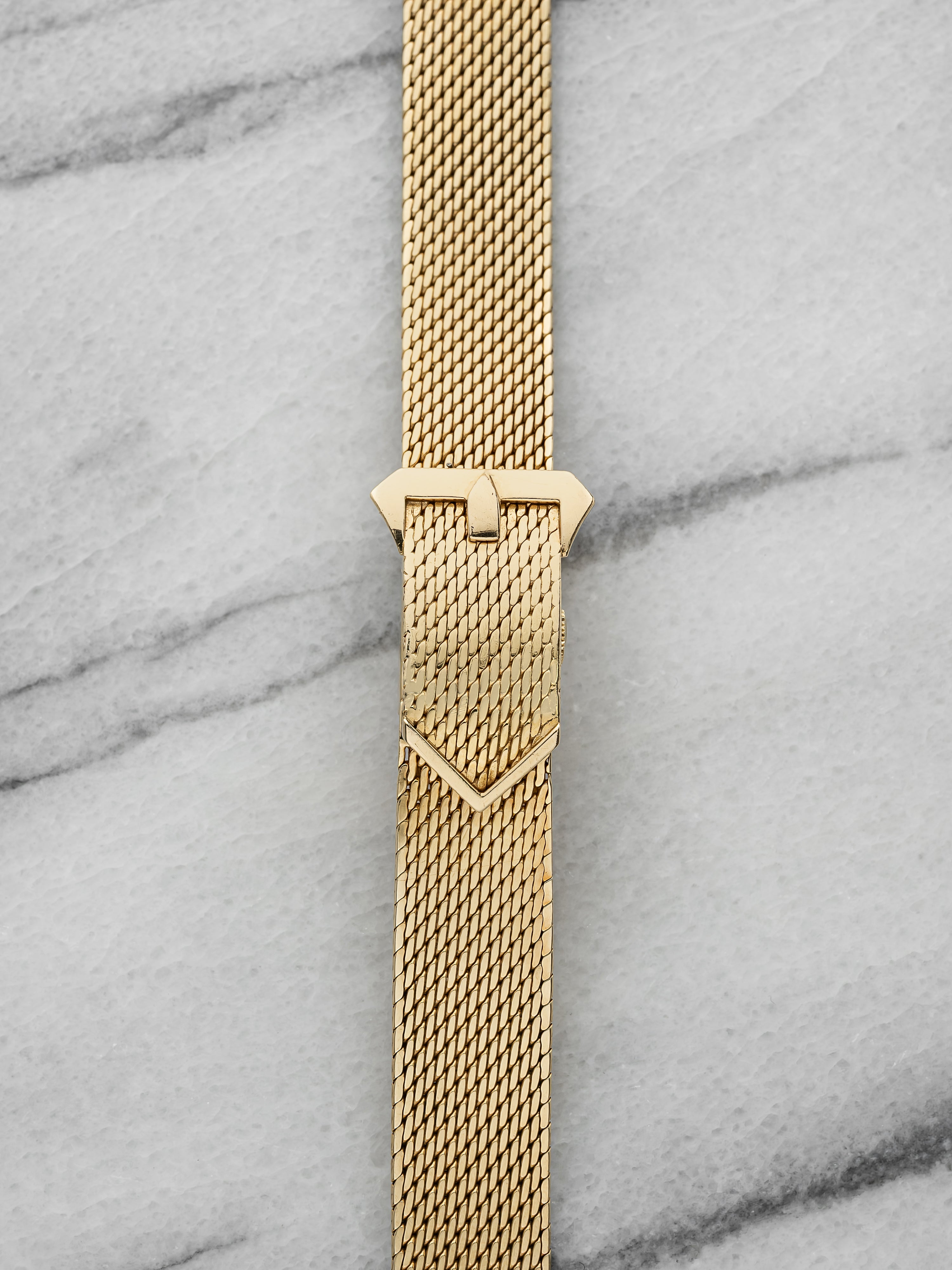 Movado Hidden Face Watch - 14K Yellow Gold, Cartier Double Stamp