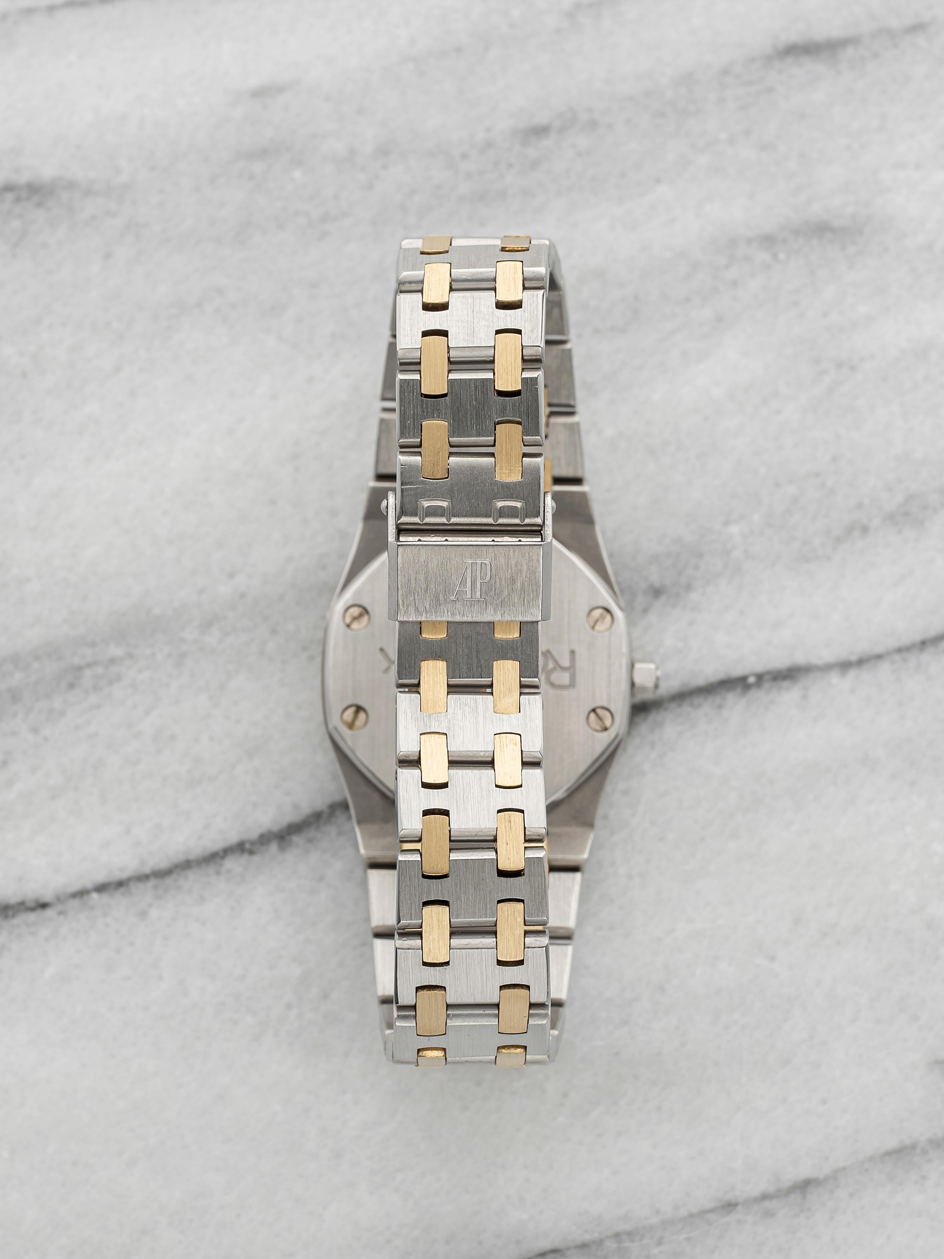 Vintage 1990s Audemars Piguet Royal Oak Lady 66270SA Two Tone Quartz 25mm