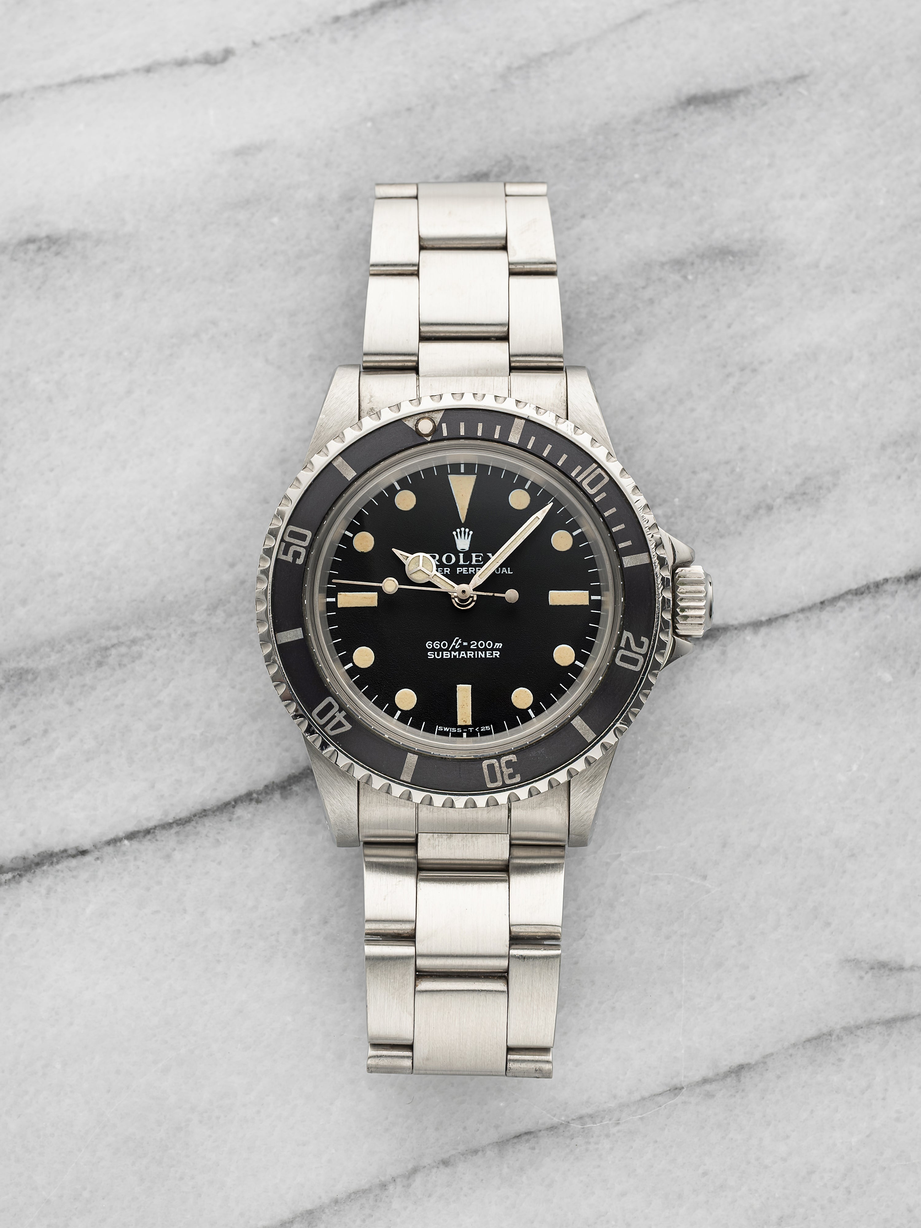 Vintage 1978 Rolex Submariner 5513 Stainless Steel Black Dial Auto 40mm