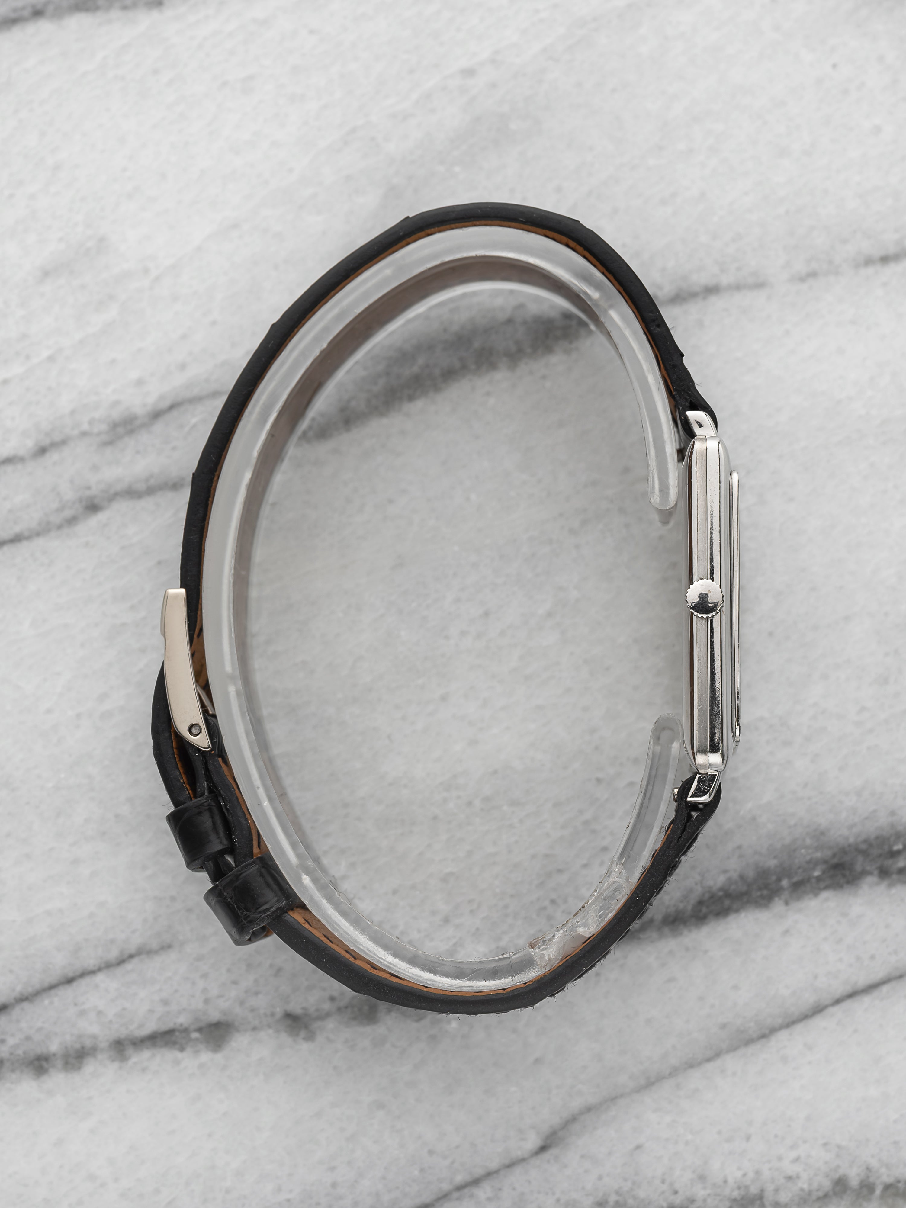 Piaget Tank 9254 - 18K White Gold, Lapis Lazuli Diamond Dial