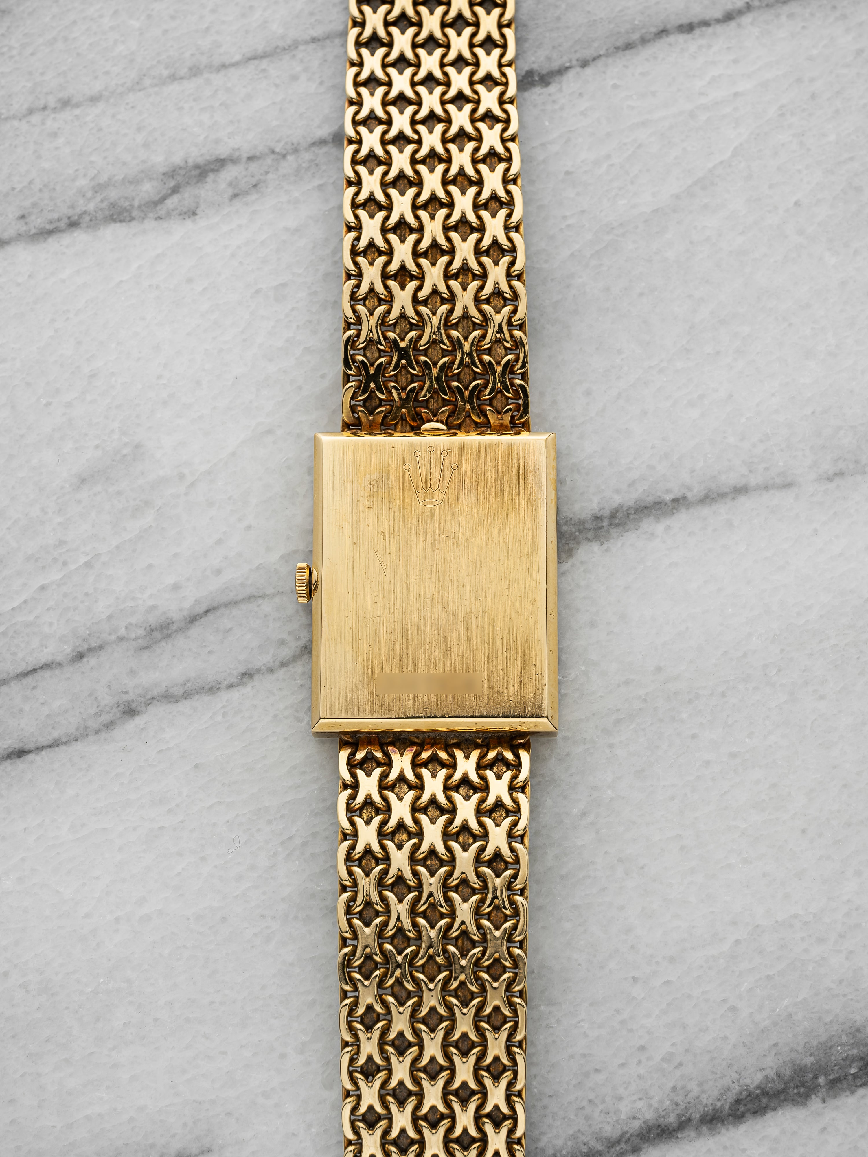 Vintage 1973 Rolex Cellini 2433 18K Yellow Gold Champagne Dial Manual 23 mm
