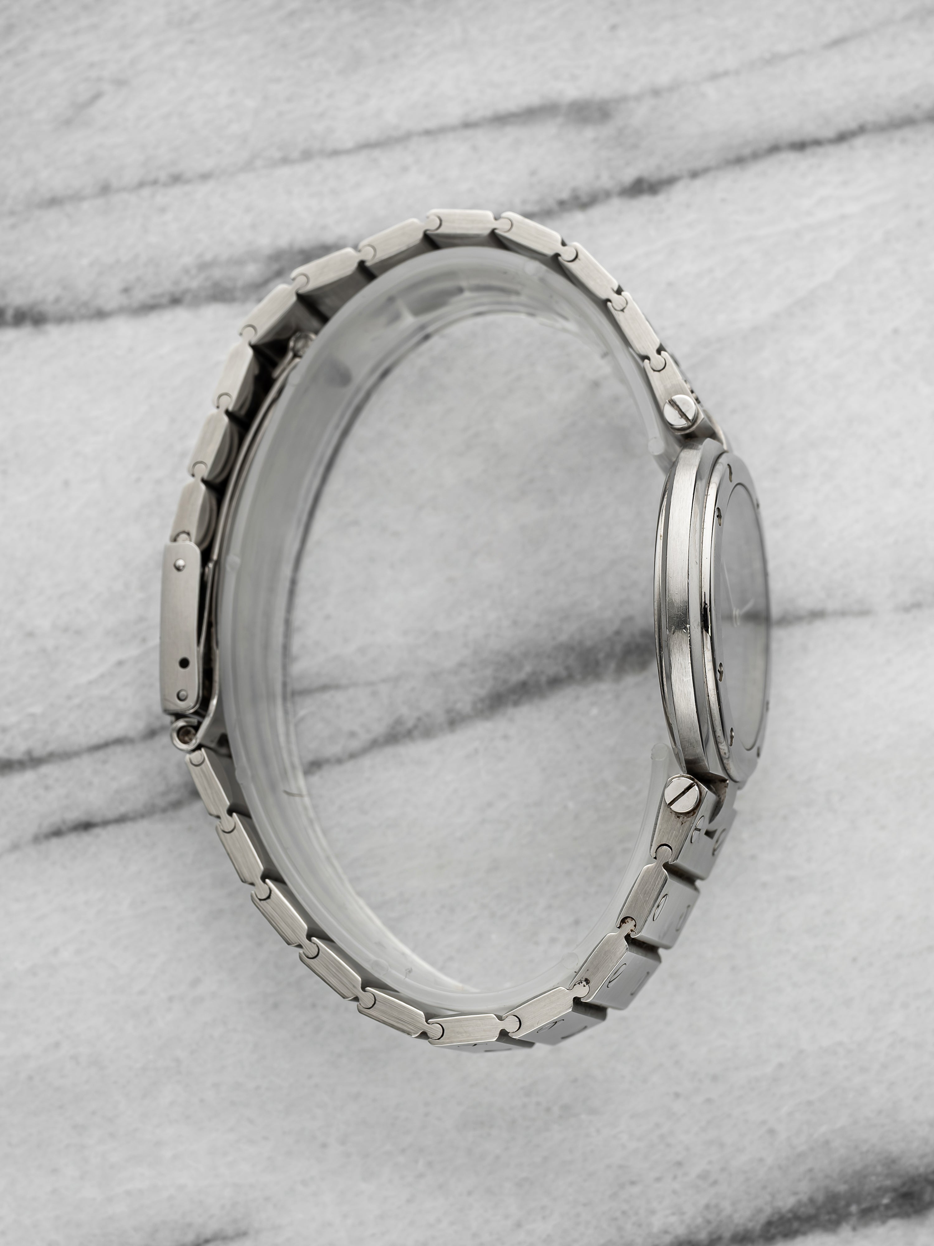 Cartier Santos Vendome 8192 - Stainless Steel, Grey Ghost Dial