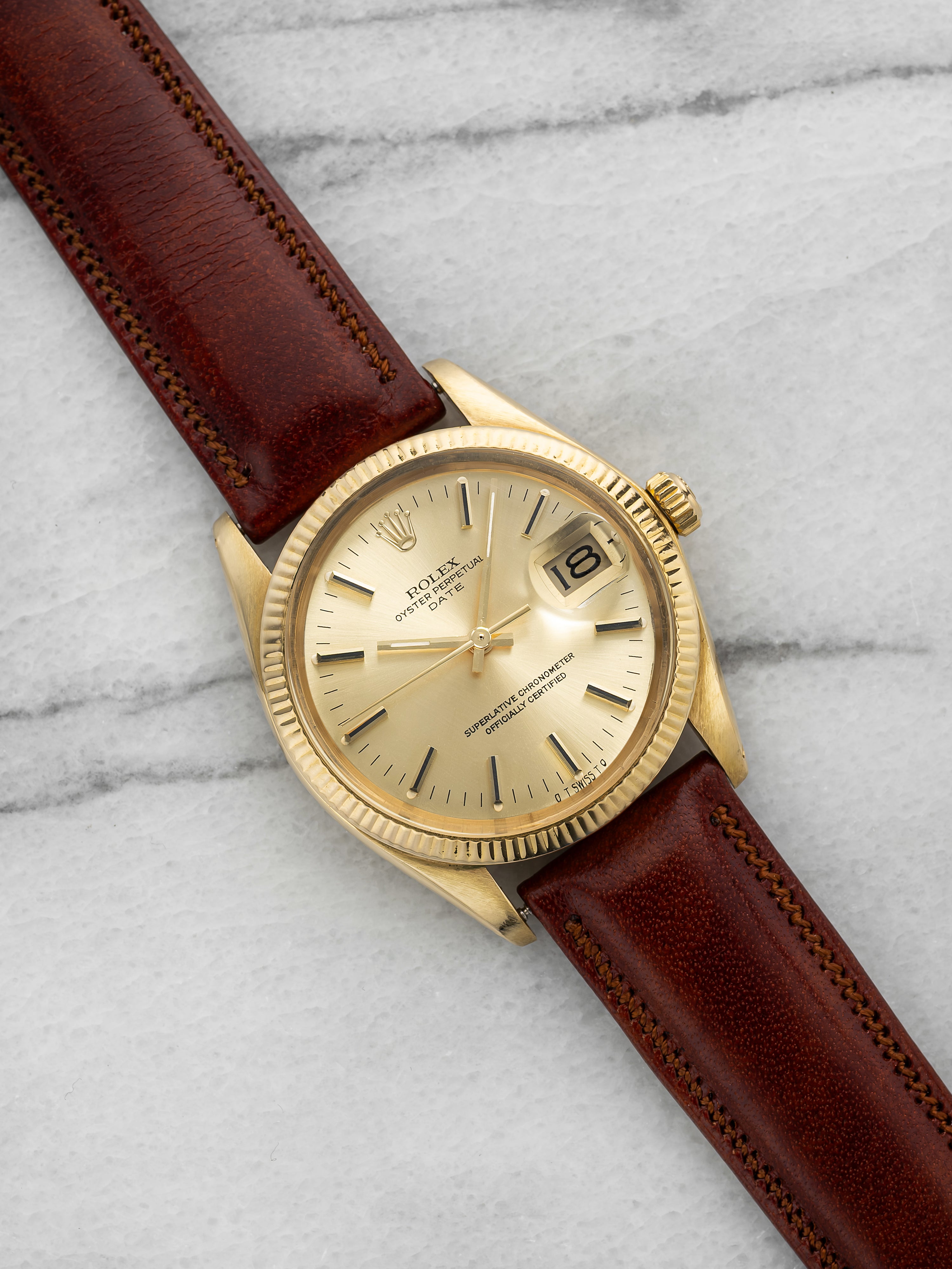 1974 Rolex Oyster Perpetual Date 1503 - 18K Yellow Gold