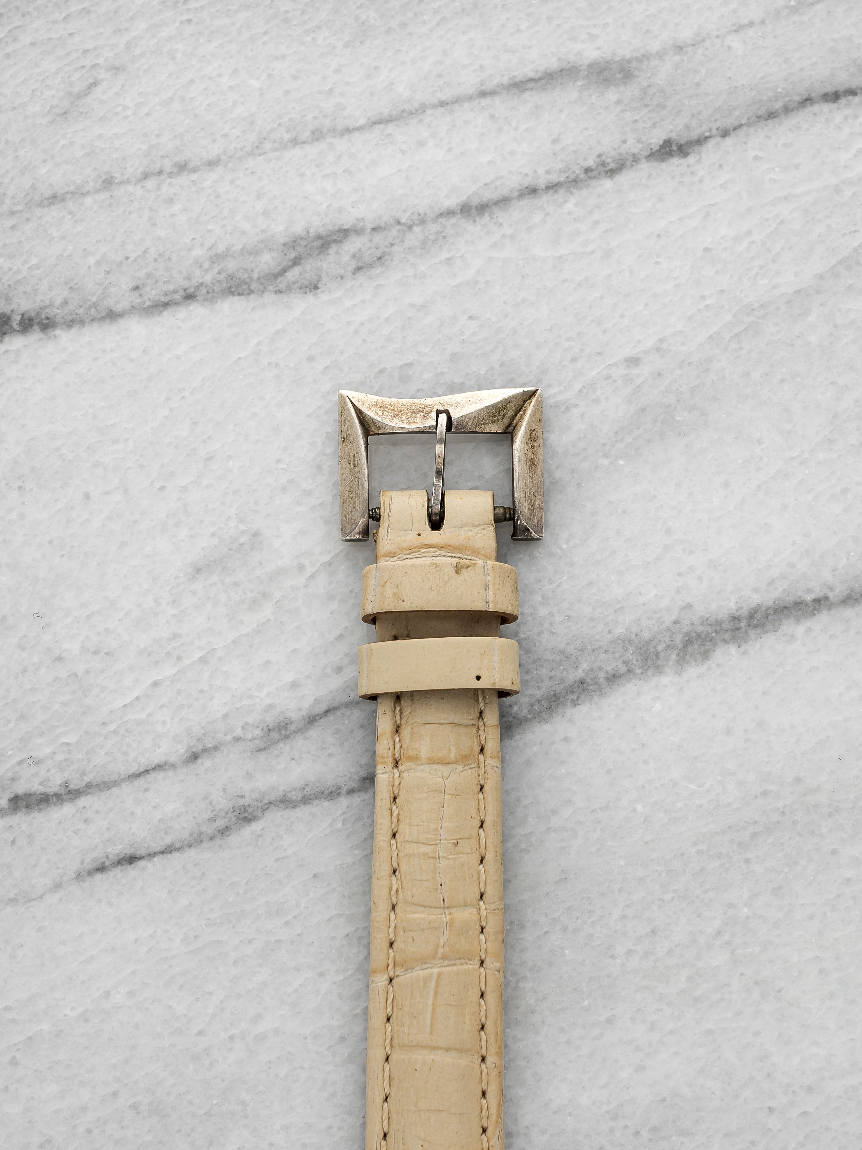 Angela Cummings Dress Form Watch – Sterling Silver, Silver Dial