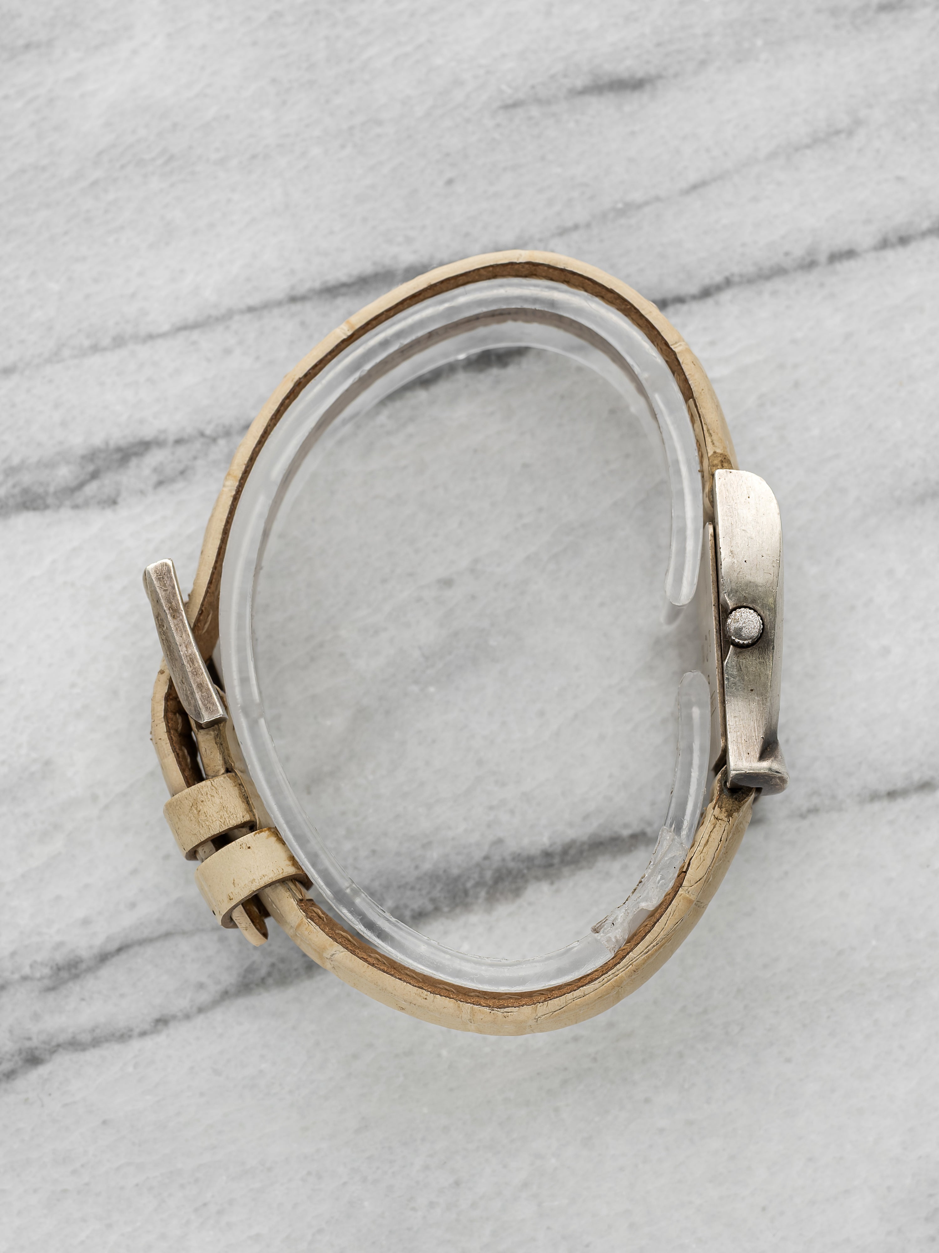 Angela Cummings Dress Form Watch – Sterling Silver, Silver Dial