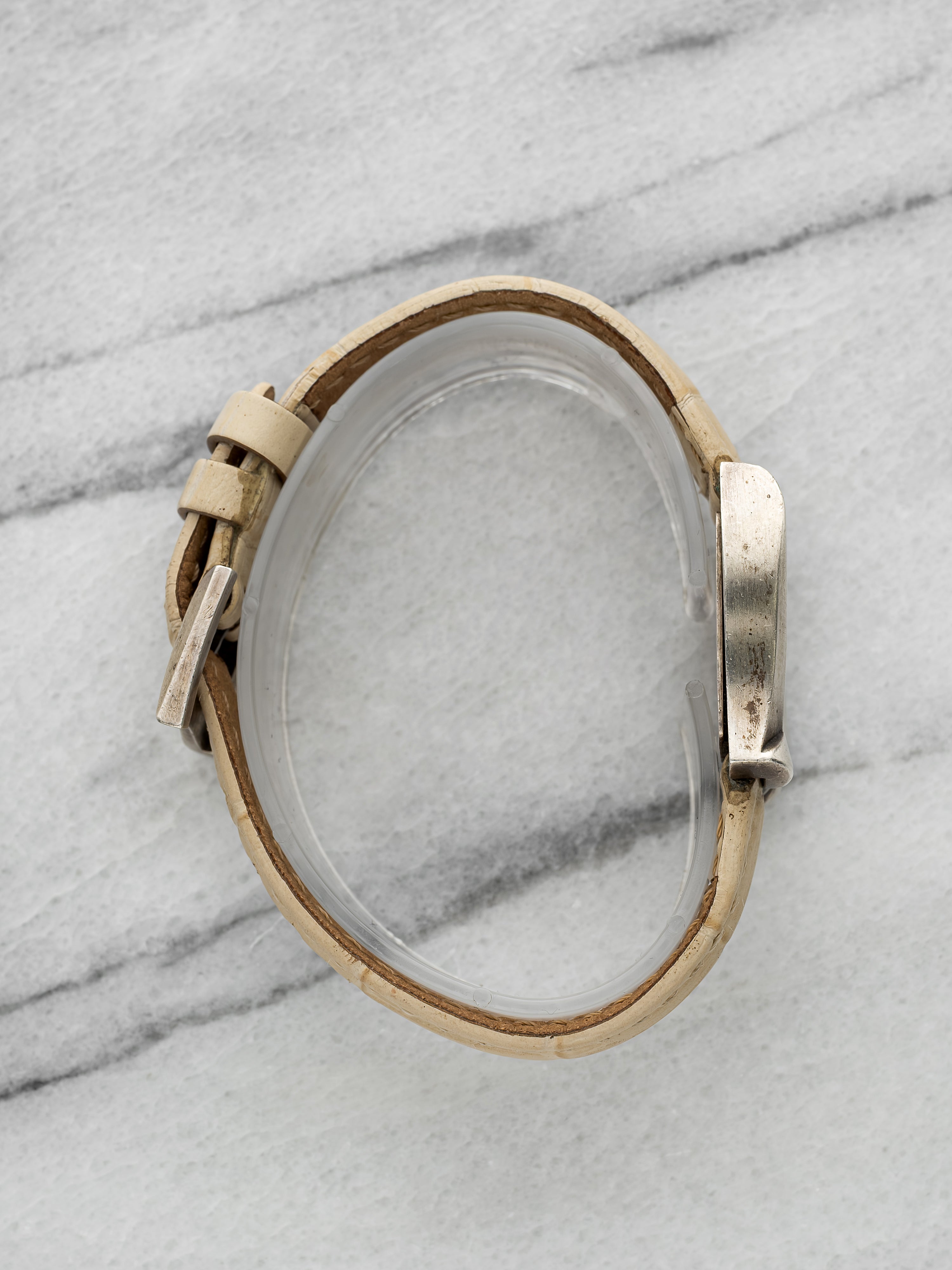 Angela Cummings Dress Form Watch – Sterling Silver, Silver Dial