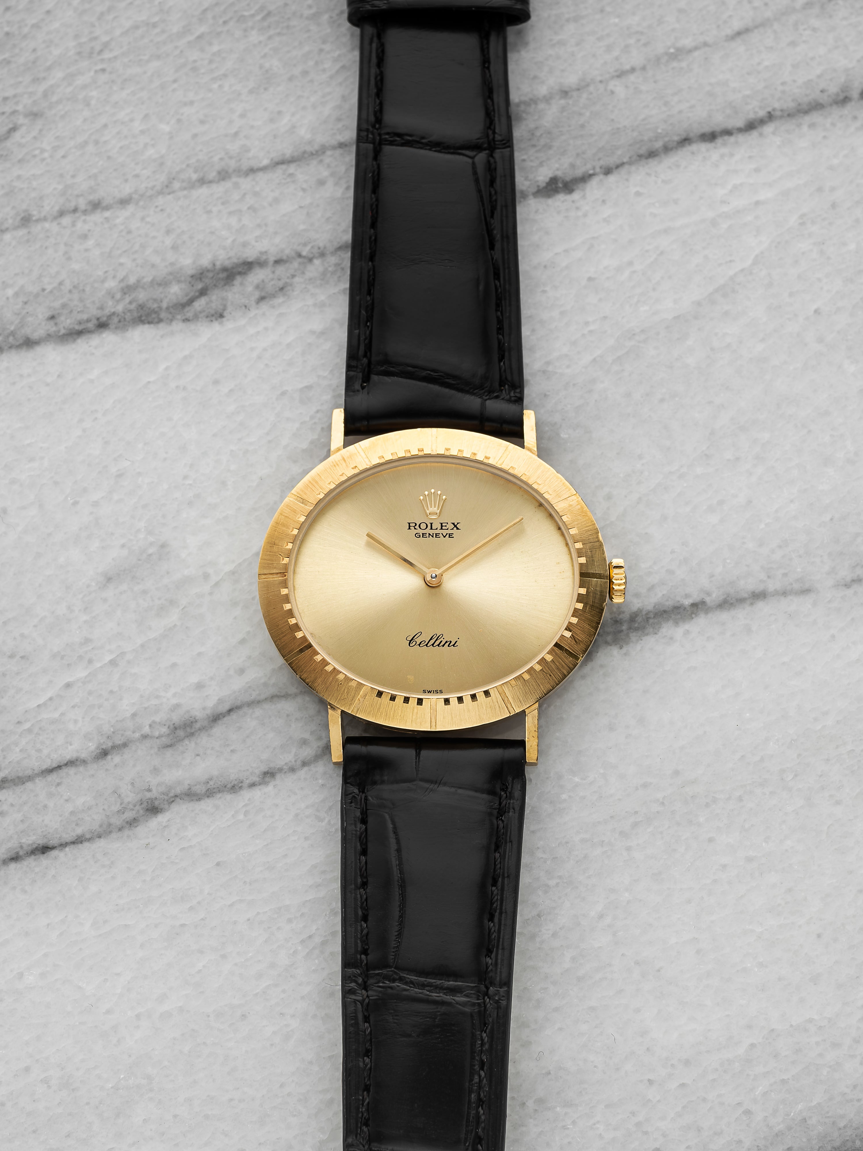 1991 Rolex Cellini 4083 - 18K Yellow Gold, Champagne Dial