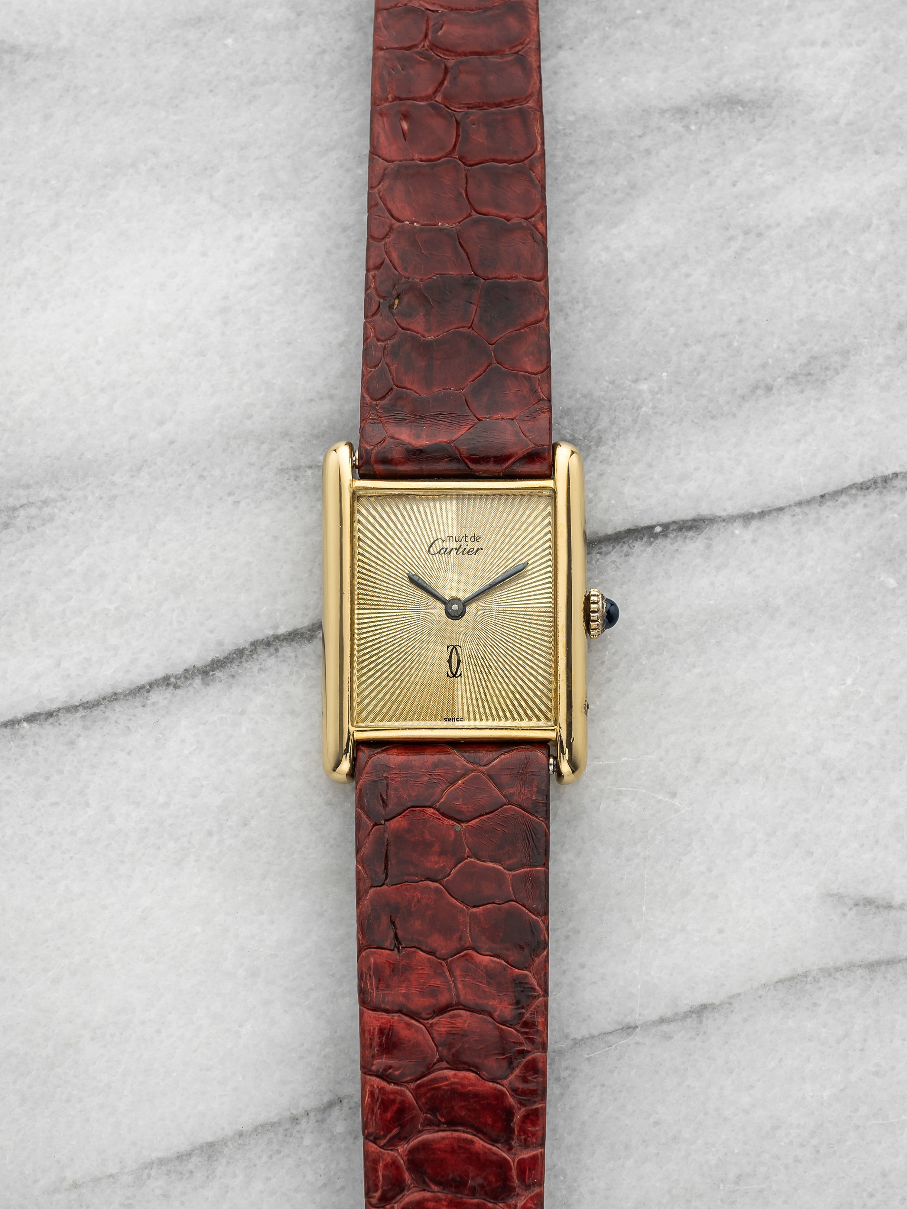 Cartier Must Tank - Vermeil Discor Dial