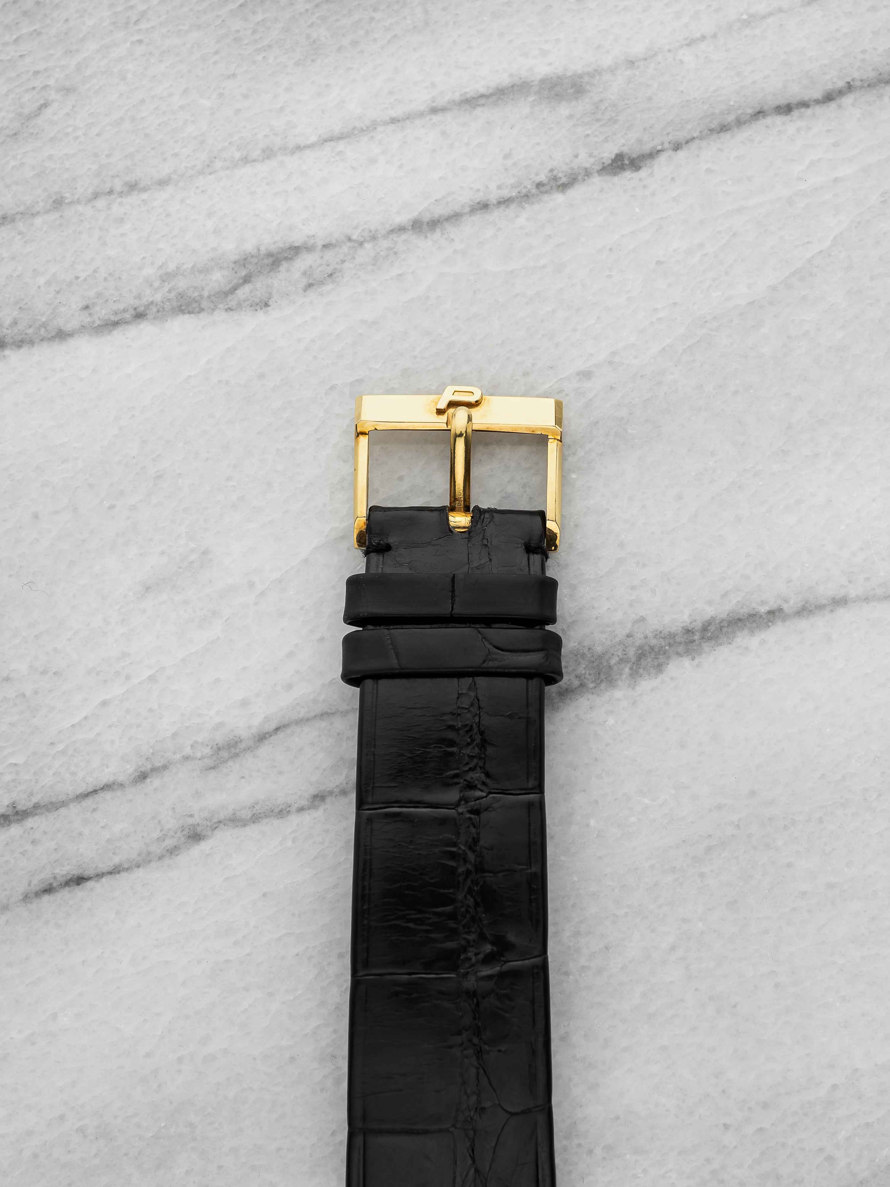 Piaget Emperador 9591 - 18K Yellow Gold, Blue Dial