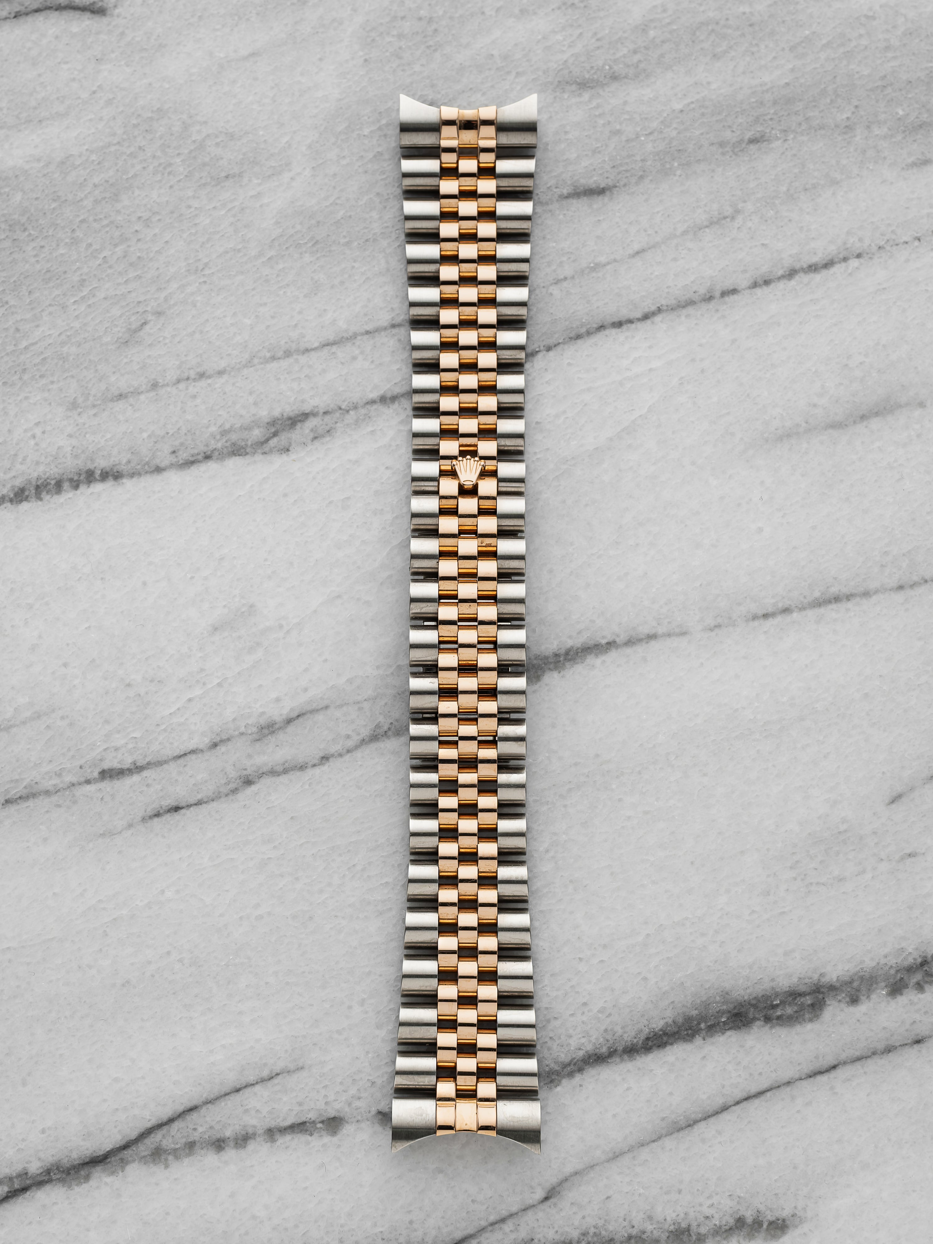 Rolex Jubilee Bracelet 63203 18K Rose Gold Two Tone Hidden Clasp 20mm