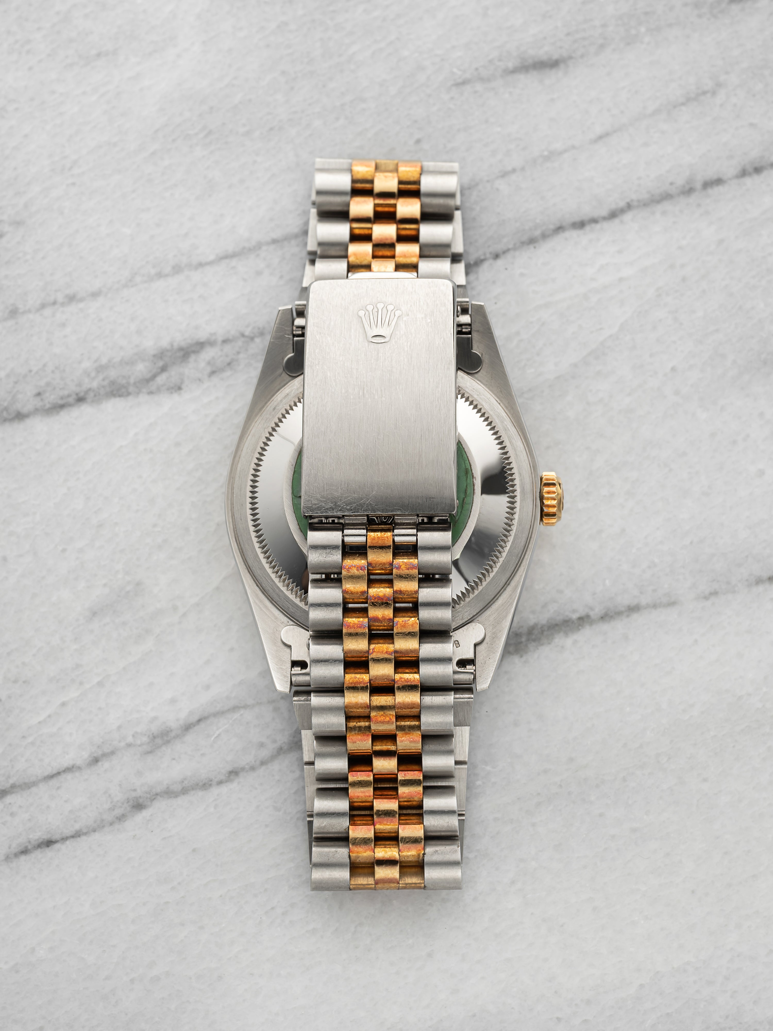 Vintage 1988 Rolex Datejust 16233 Two-Tone Blue Diamond Dial Auto 36mm