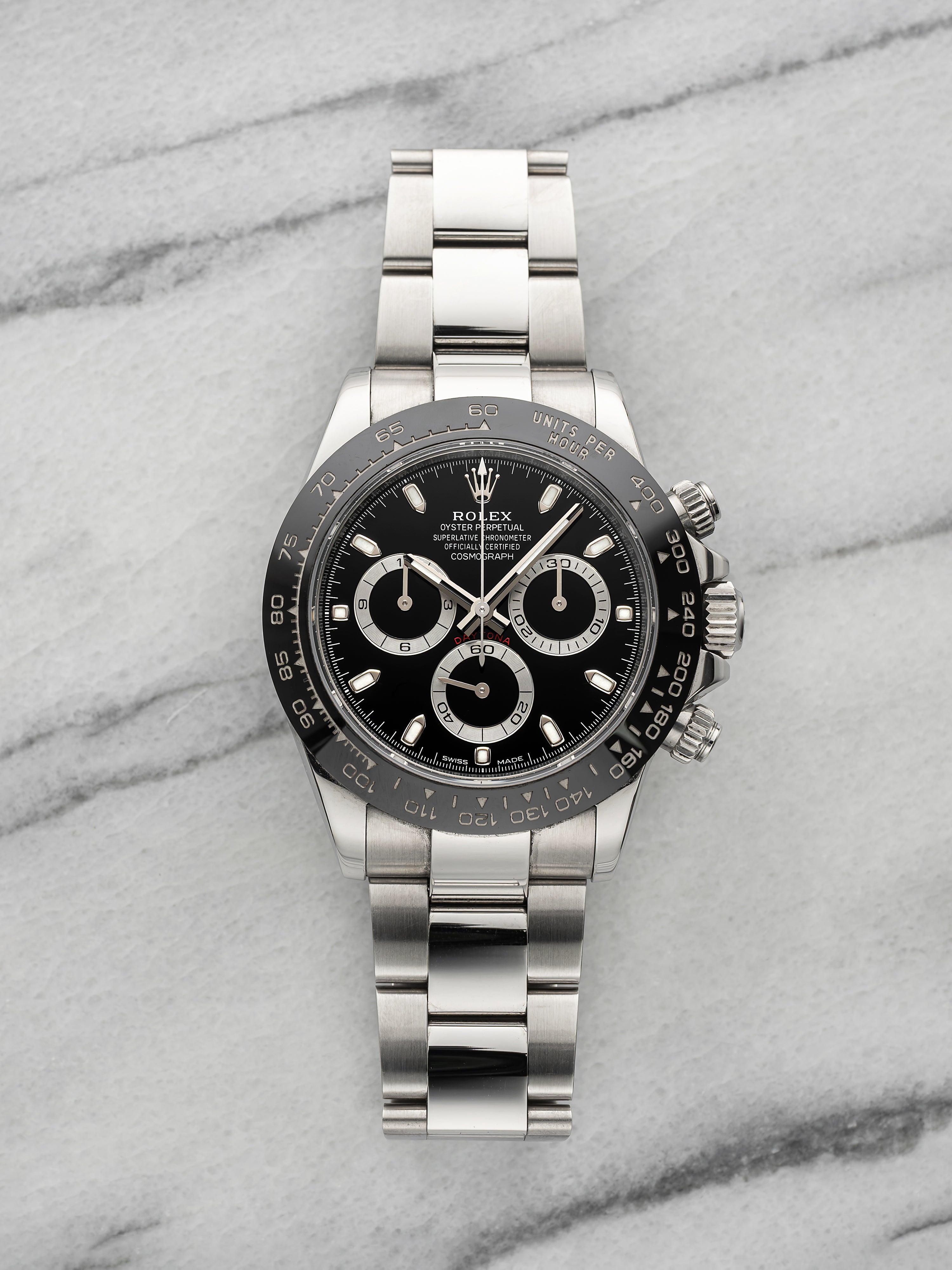 2021 Rolex Daytona 116500LN Stainless Steel Black Dial Automatic 40mm