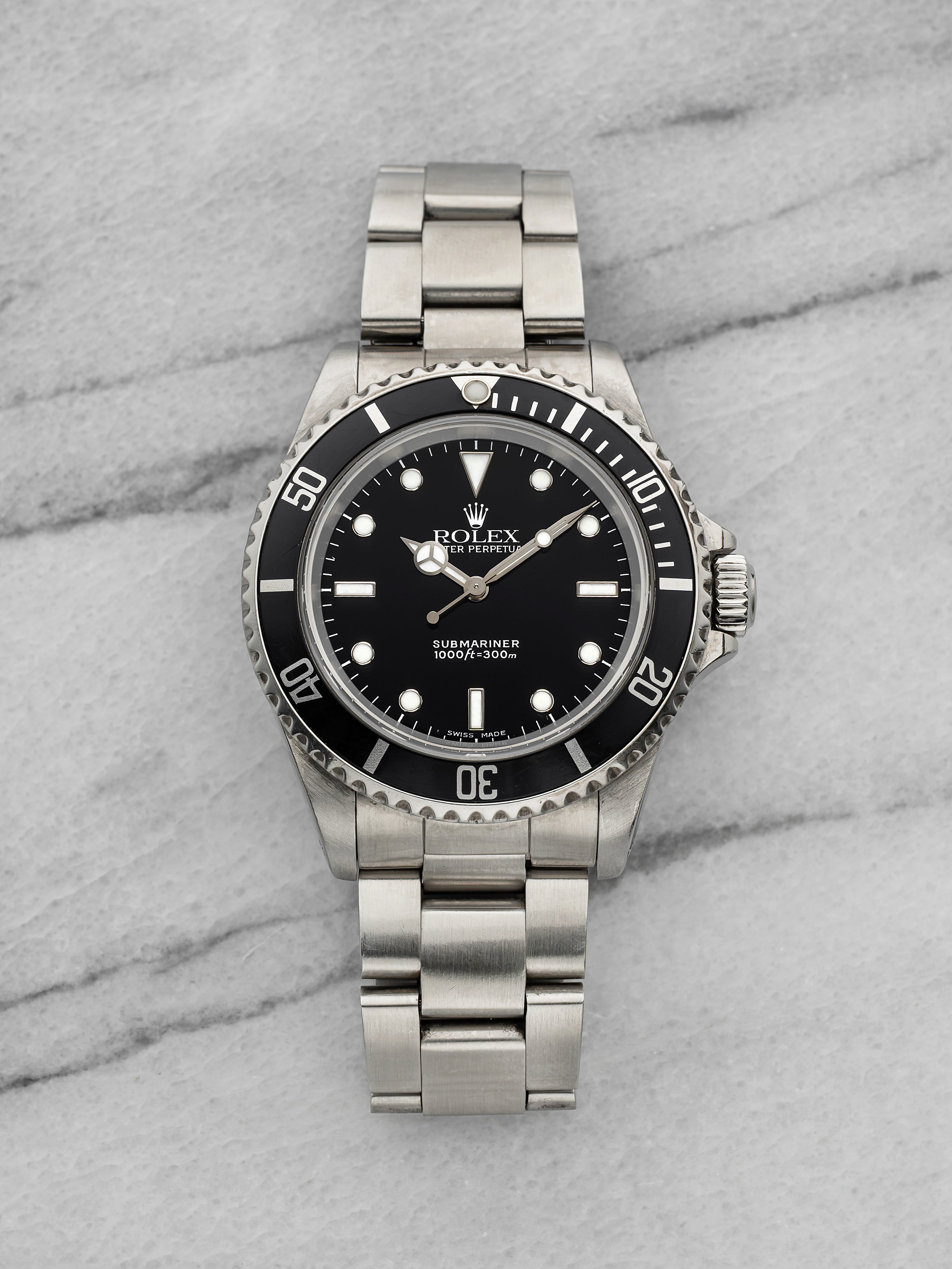 Vintage 1999 Rolex Submariner 14060 Stainless Steel Black Dial Automatic 40mm