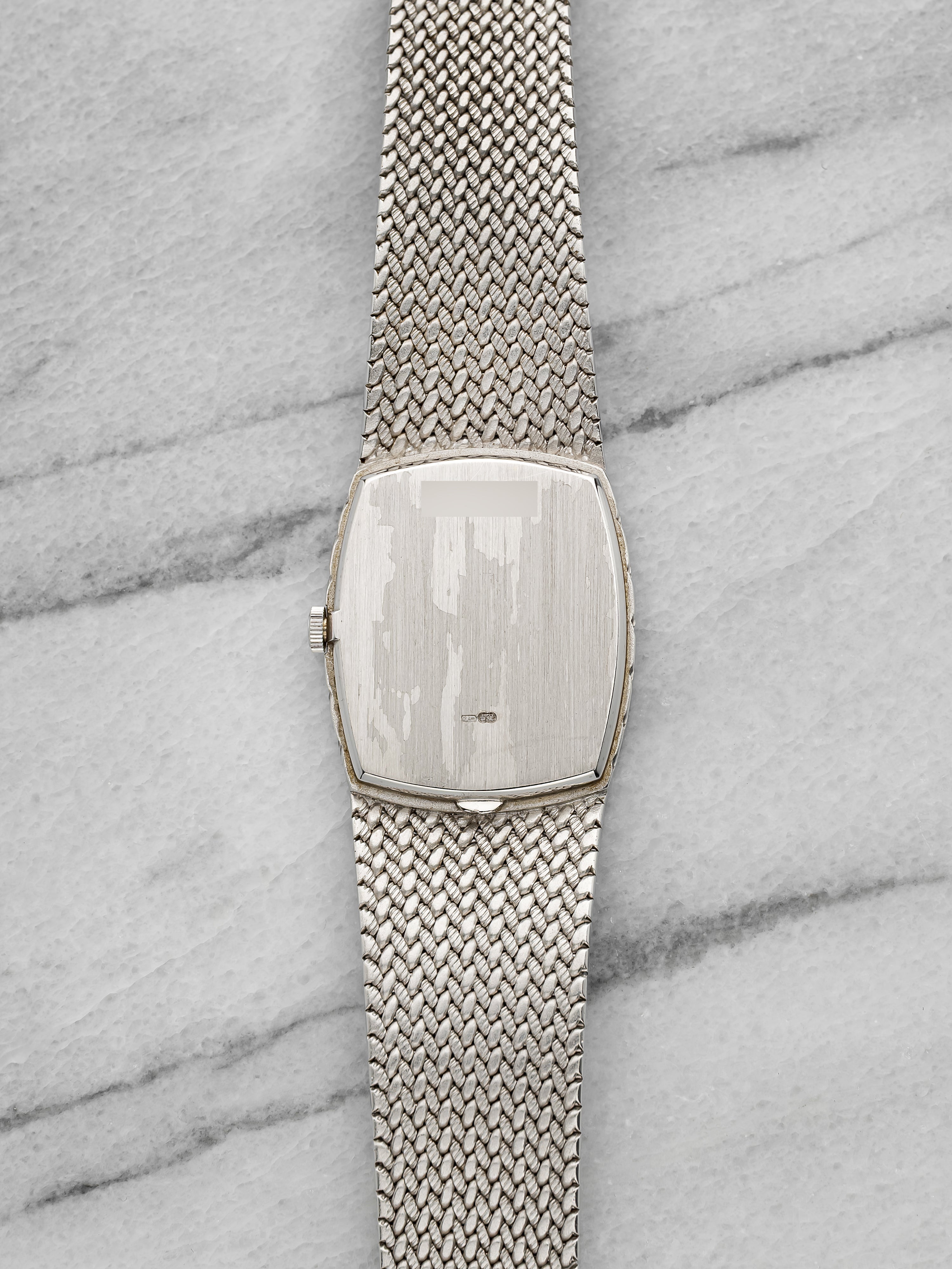 Vintage 1970s Audemars Piguet Cobra 18K WG Grey Diamond Dial Manual 26 mm