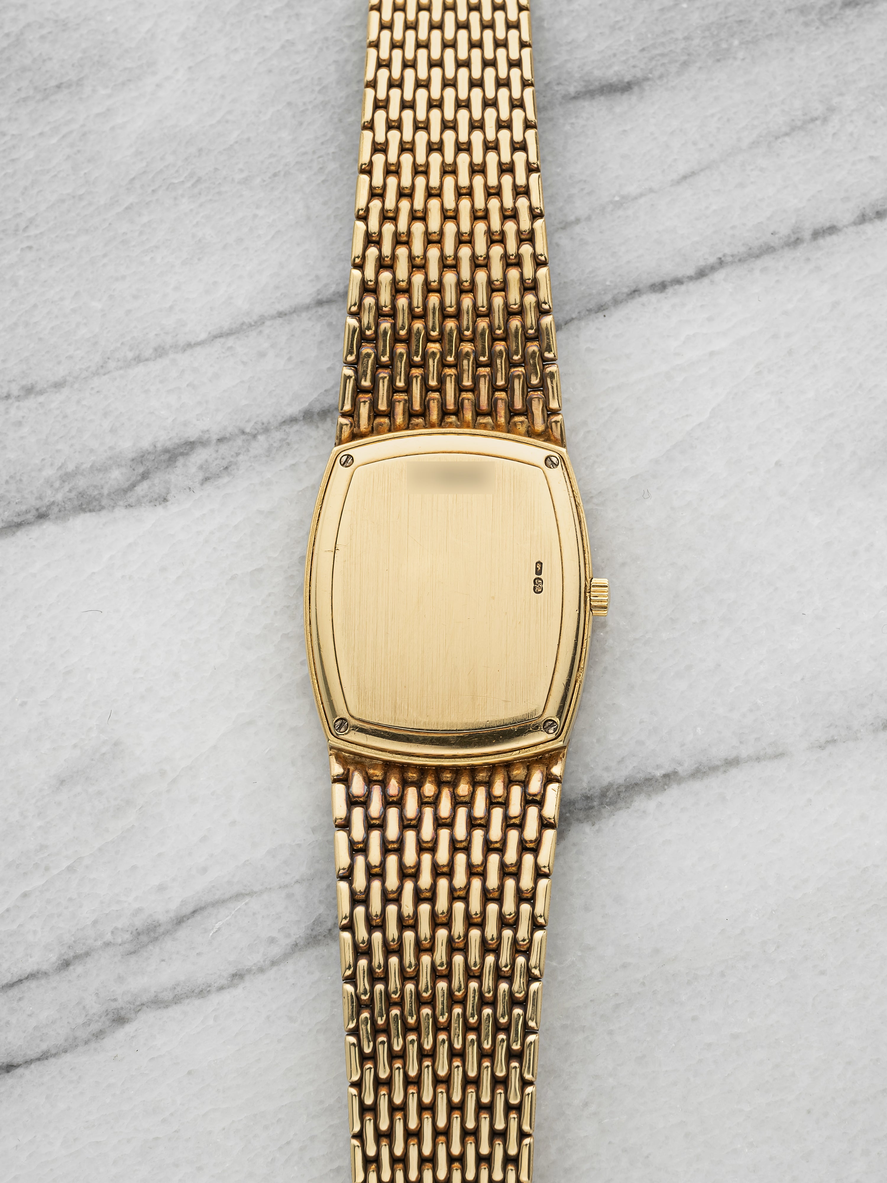 Vintage 1980s Audemars Piguet Cobra 18K YG Champagne Diamond Dial Manual 27mm