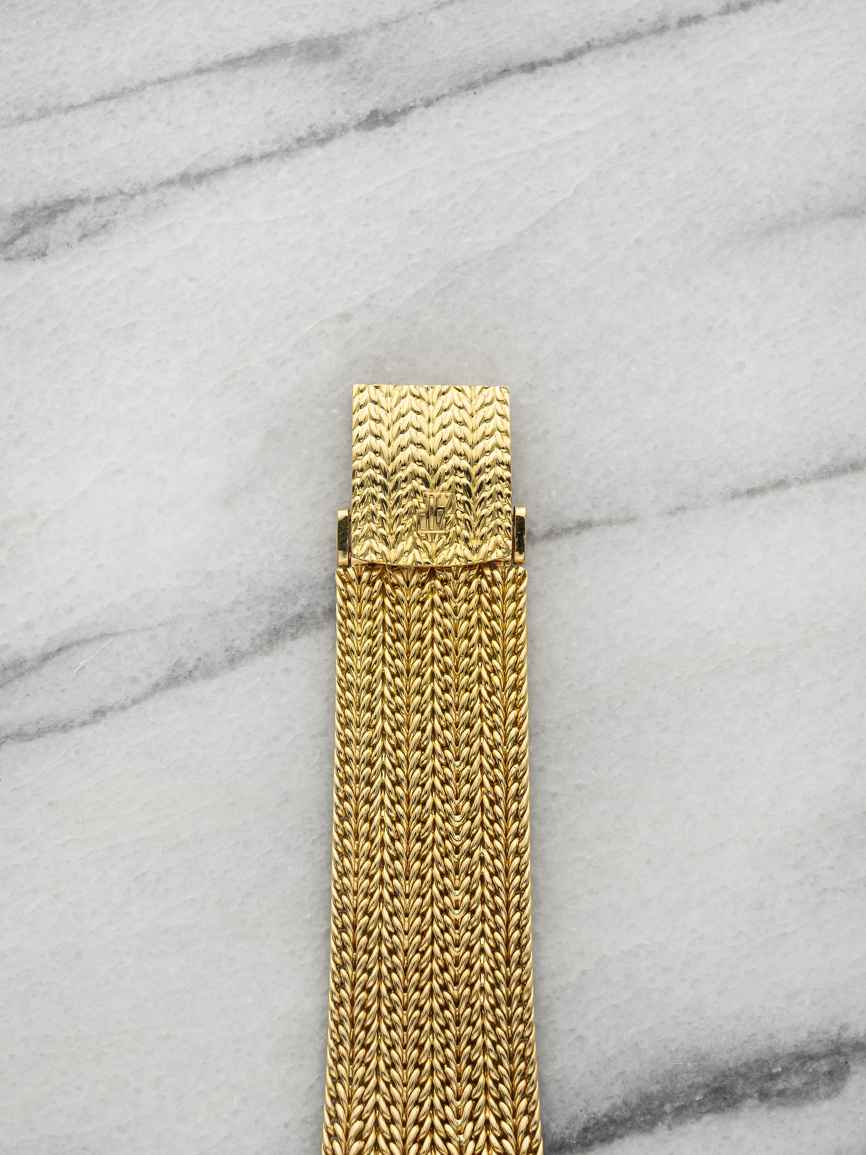 Vintage 1980s Audemars Piguet Cobra 18K YG Ferrite Diamond Dial Manual 27mm