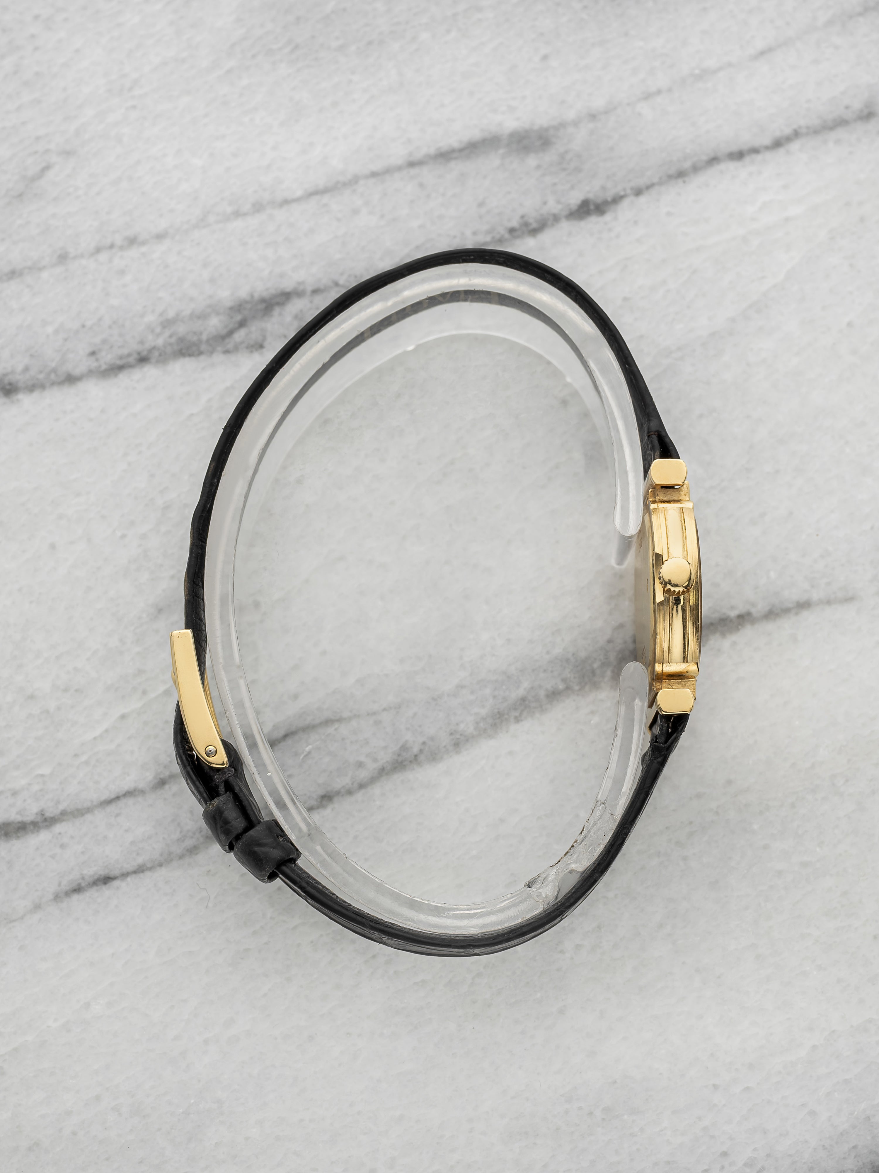 Vintage 1980s Piaget Polo 8243 Ladies 18K Yellow Gold Champagne Dial Quartz 20mm