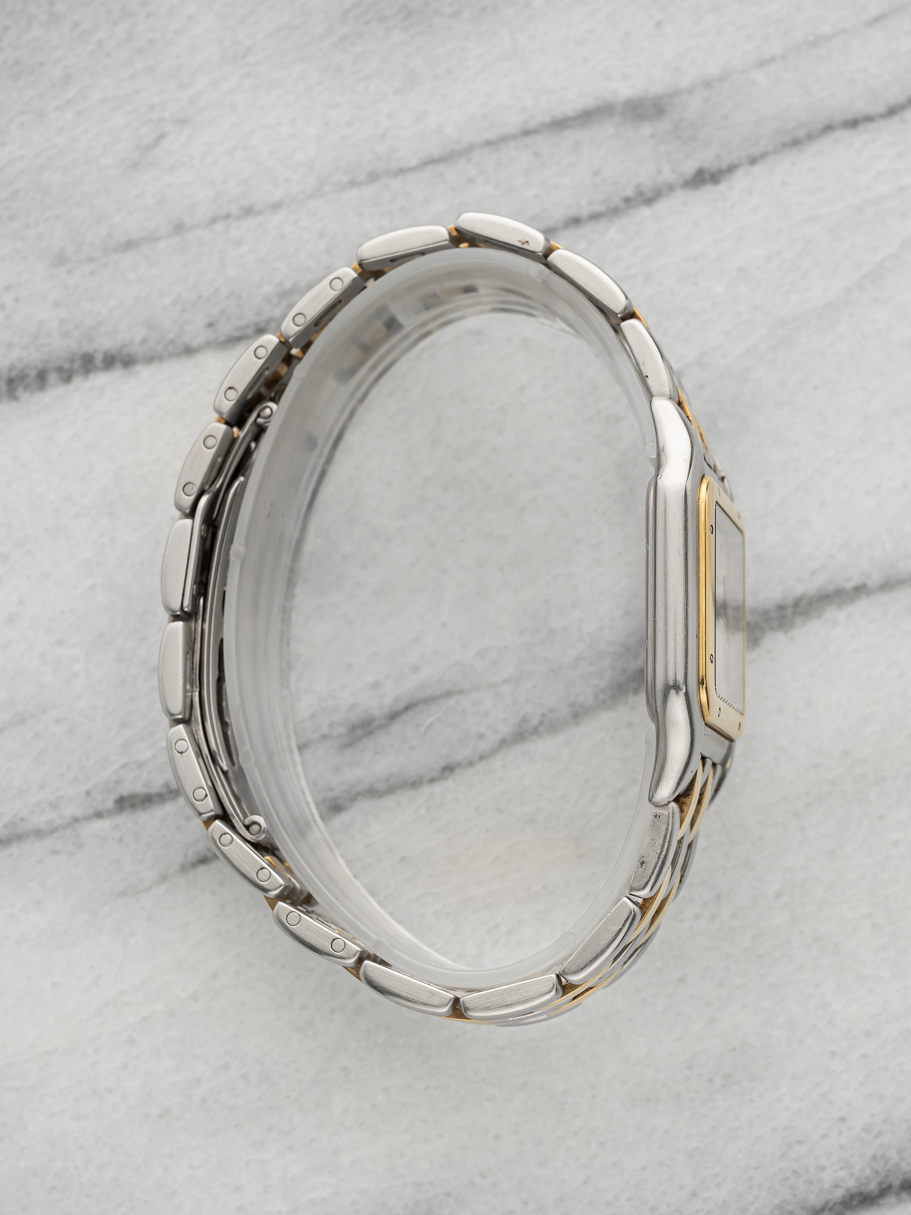 Vintage 1990s Cartier Panthere 83949 Two-Tone Cream Roman Dial Quartz 27mm