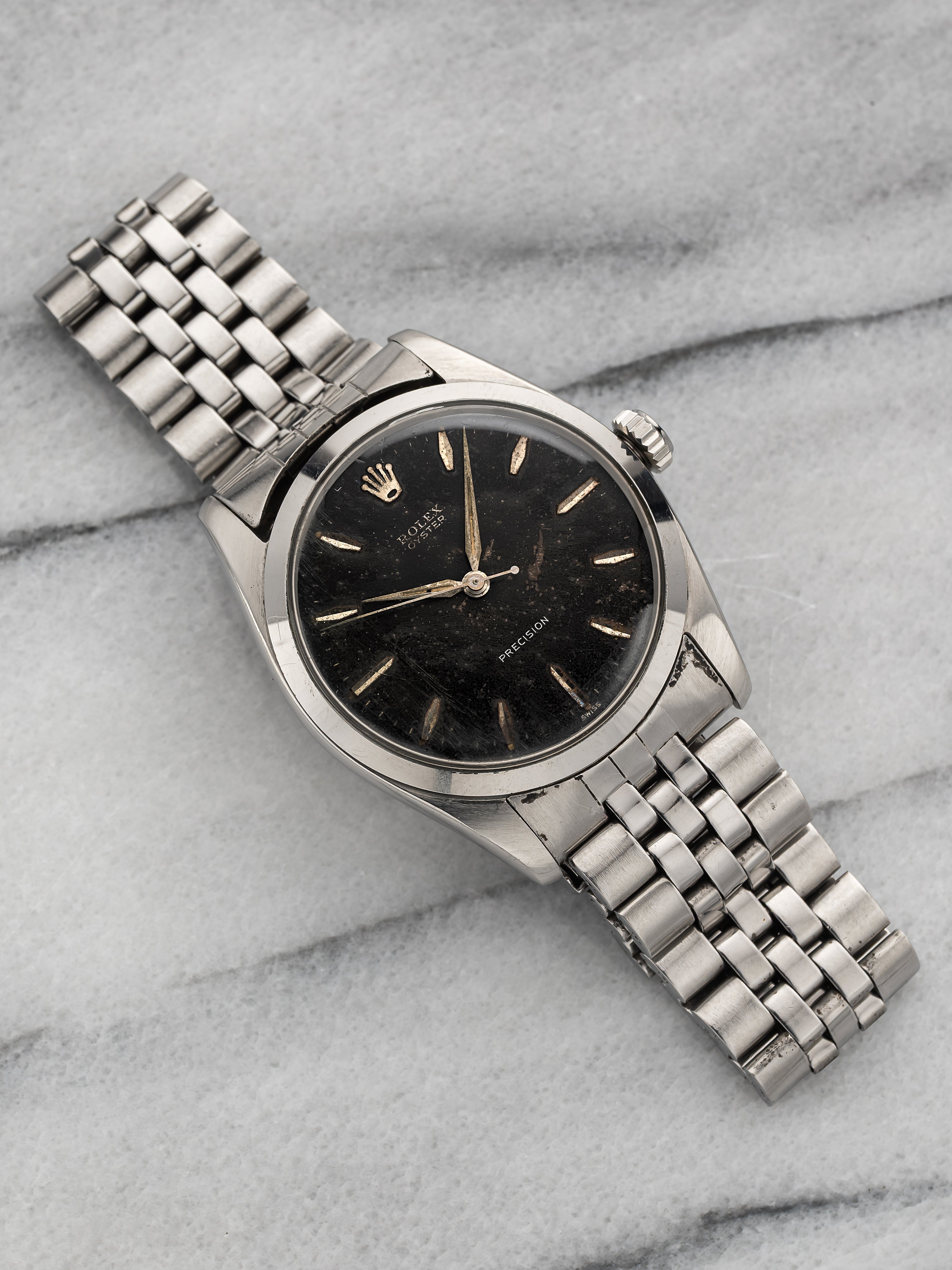 Rolex Precision 6424 - Black Patina Dial.