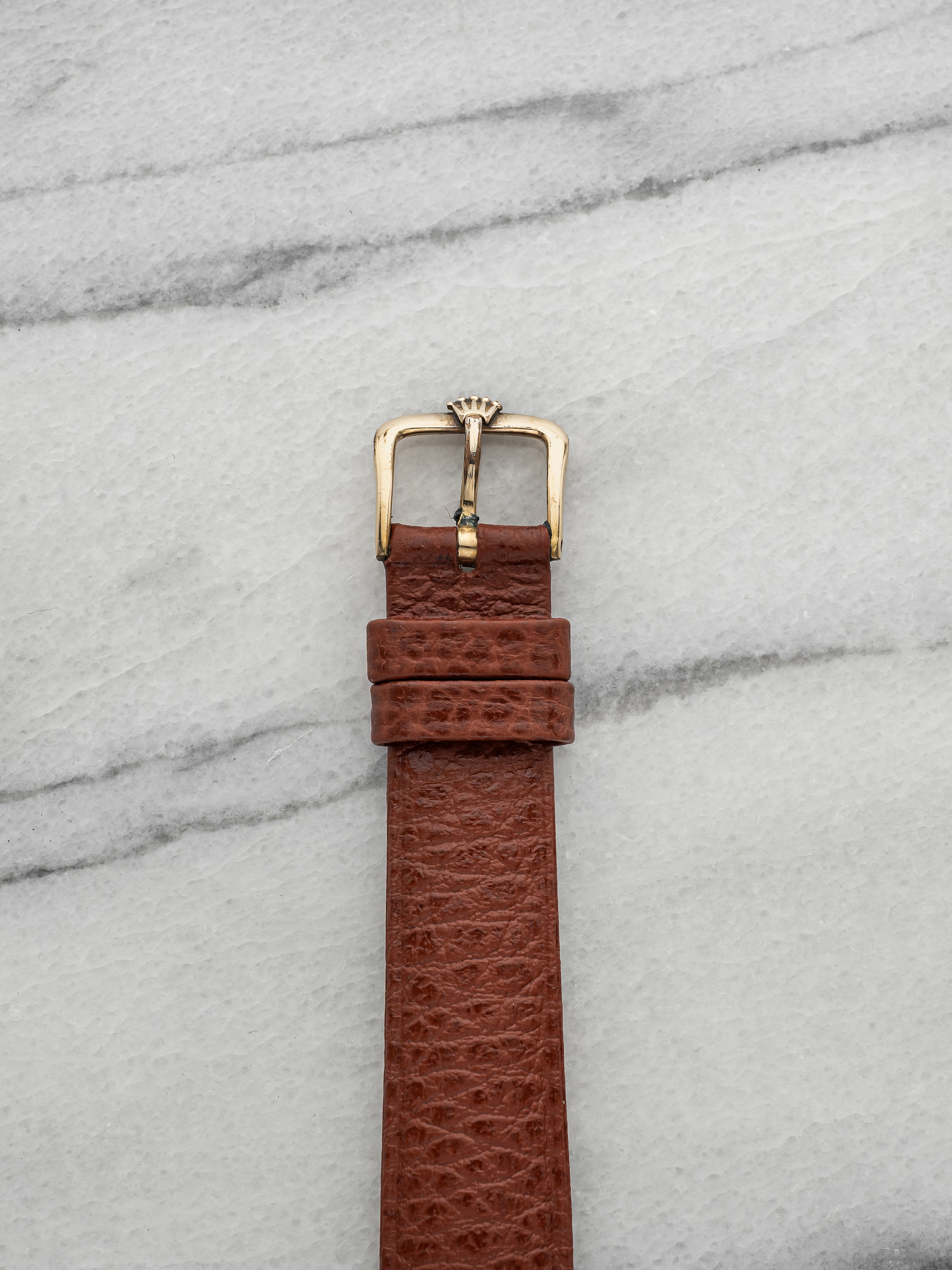 Vintage 1960s Rolex Cellini 3833 14K Yellow Gold White Roman Dial Manual 32mm