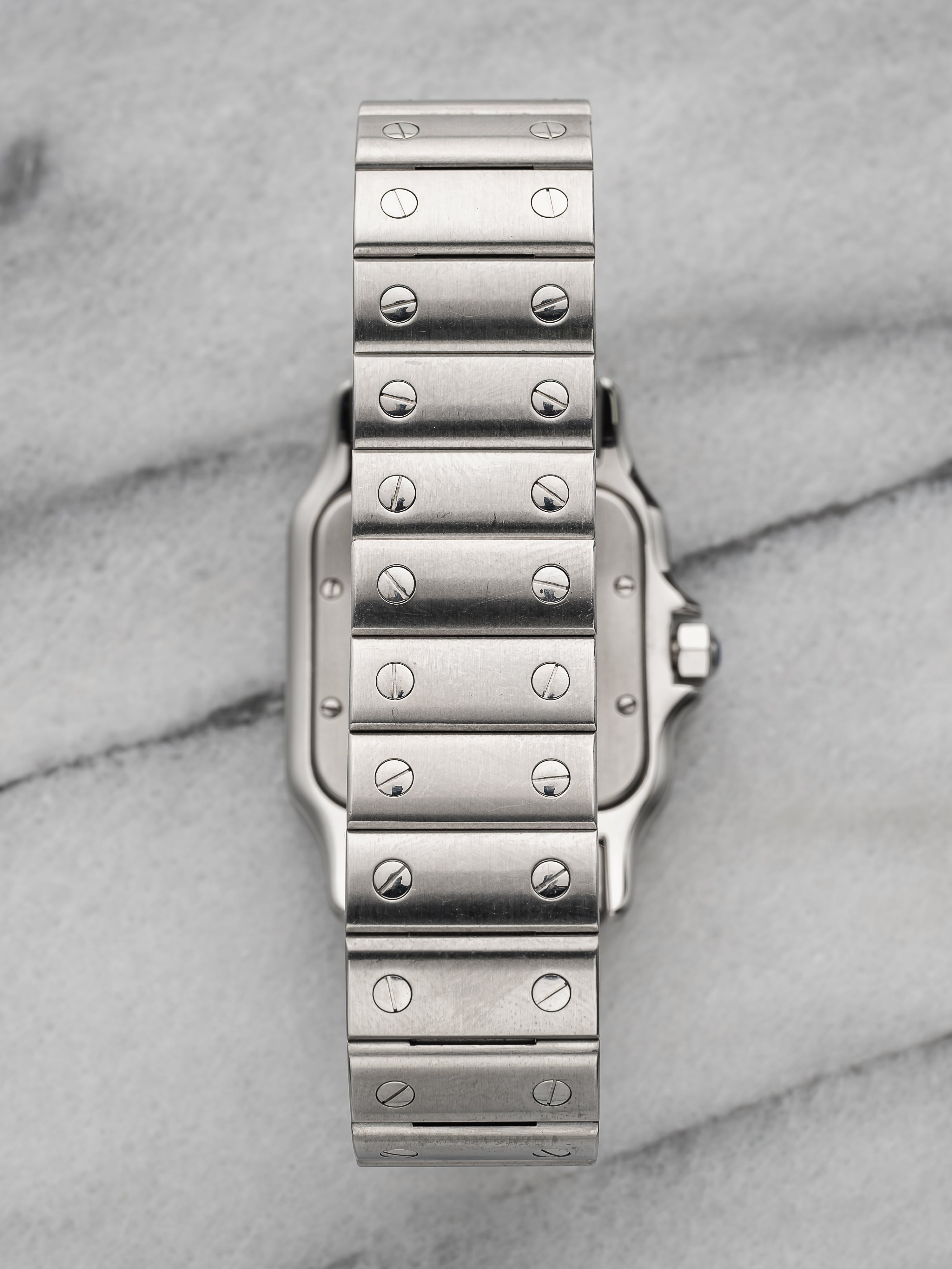 Cartier Santos 1564 - Blue Roman Dial.