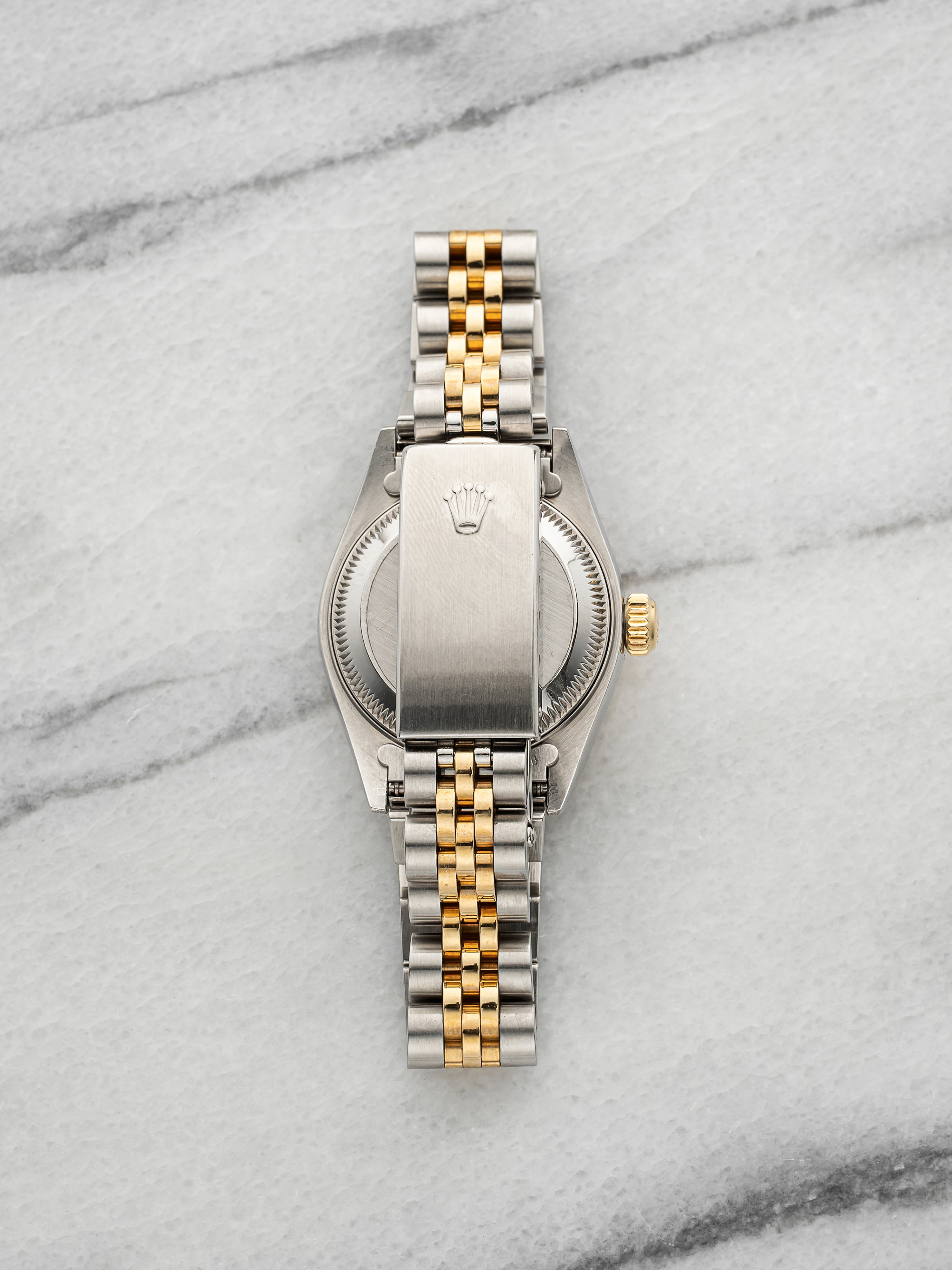 1999 Rolex Lady Datejust 79173 Two-Tone White Pyramid Roman Dial Automatic 26mm