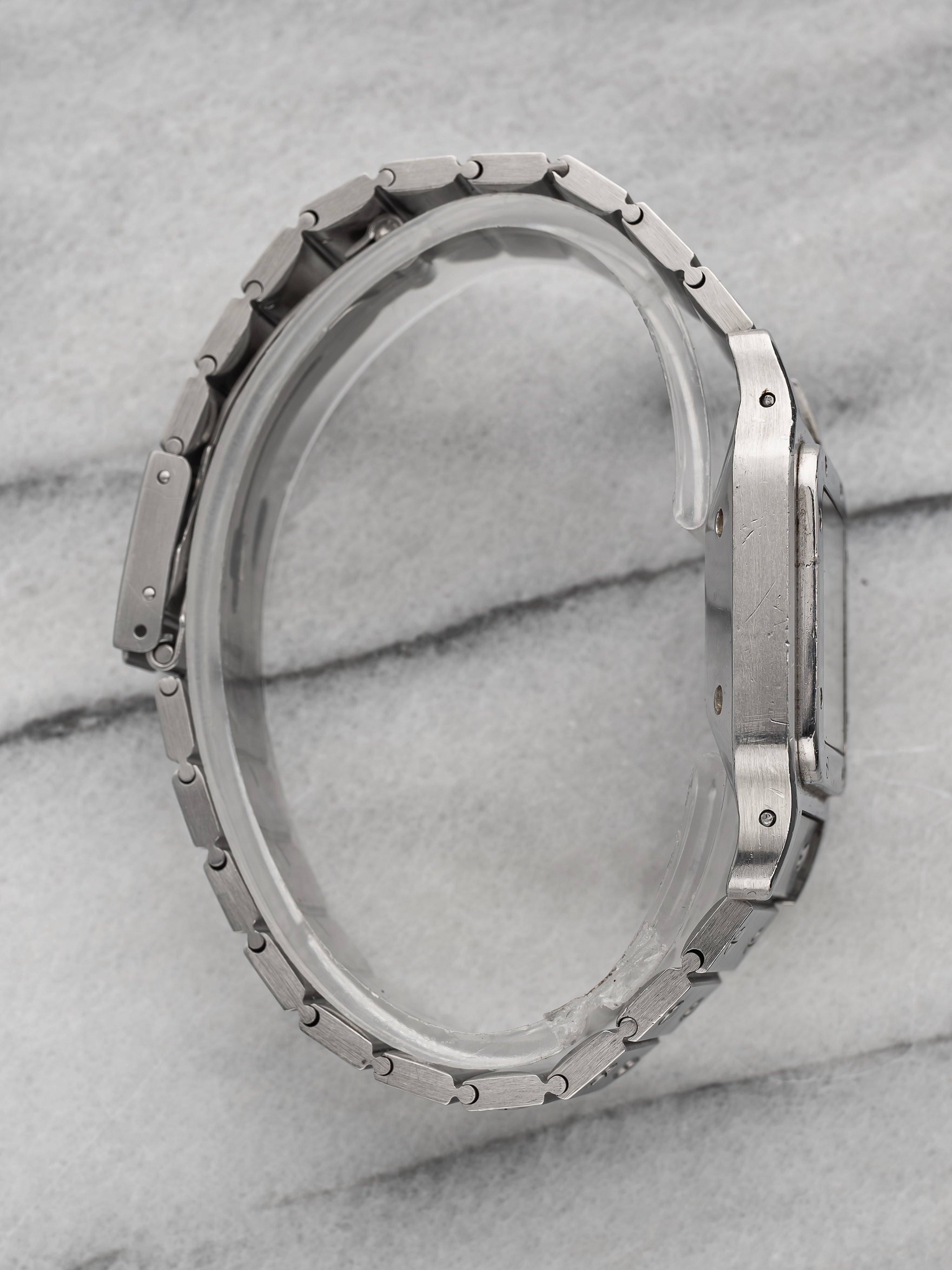 Cartier Santos 2960 - White Roman Dial.