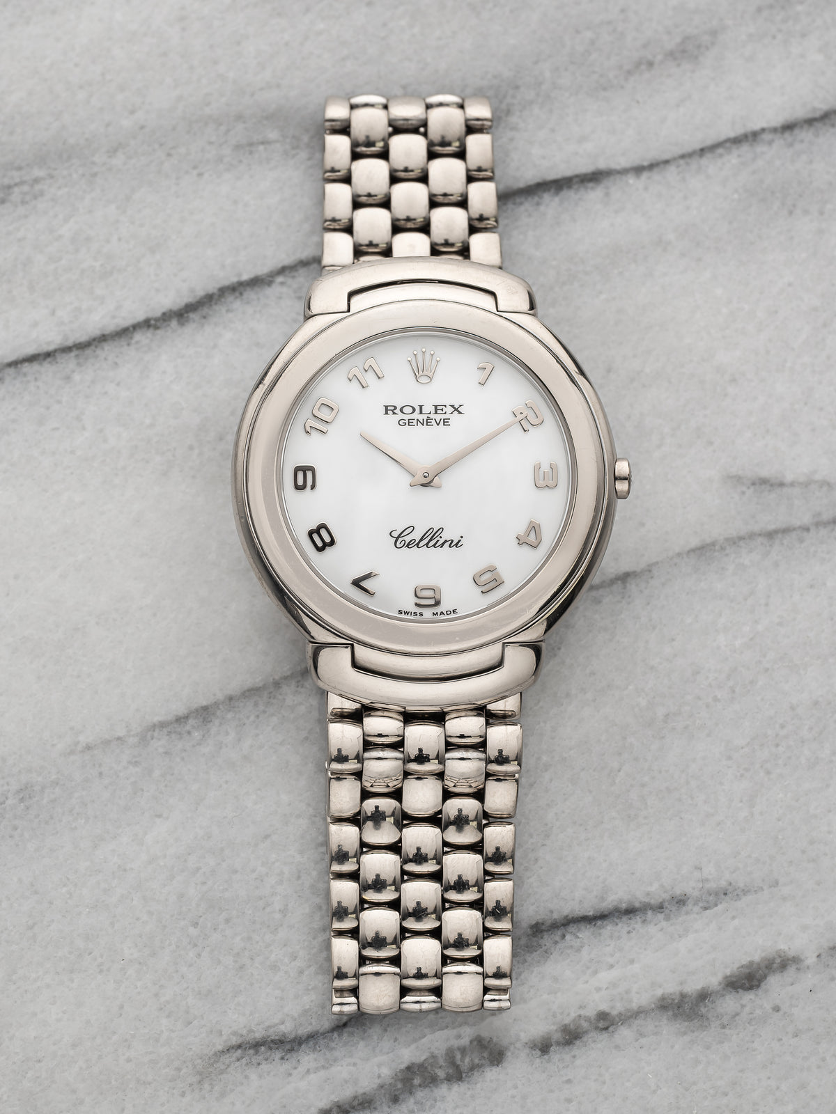 1999 Rolex Cellini 6623 - White Arabic Dial
